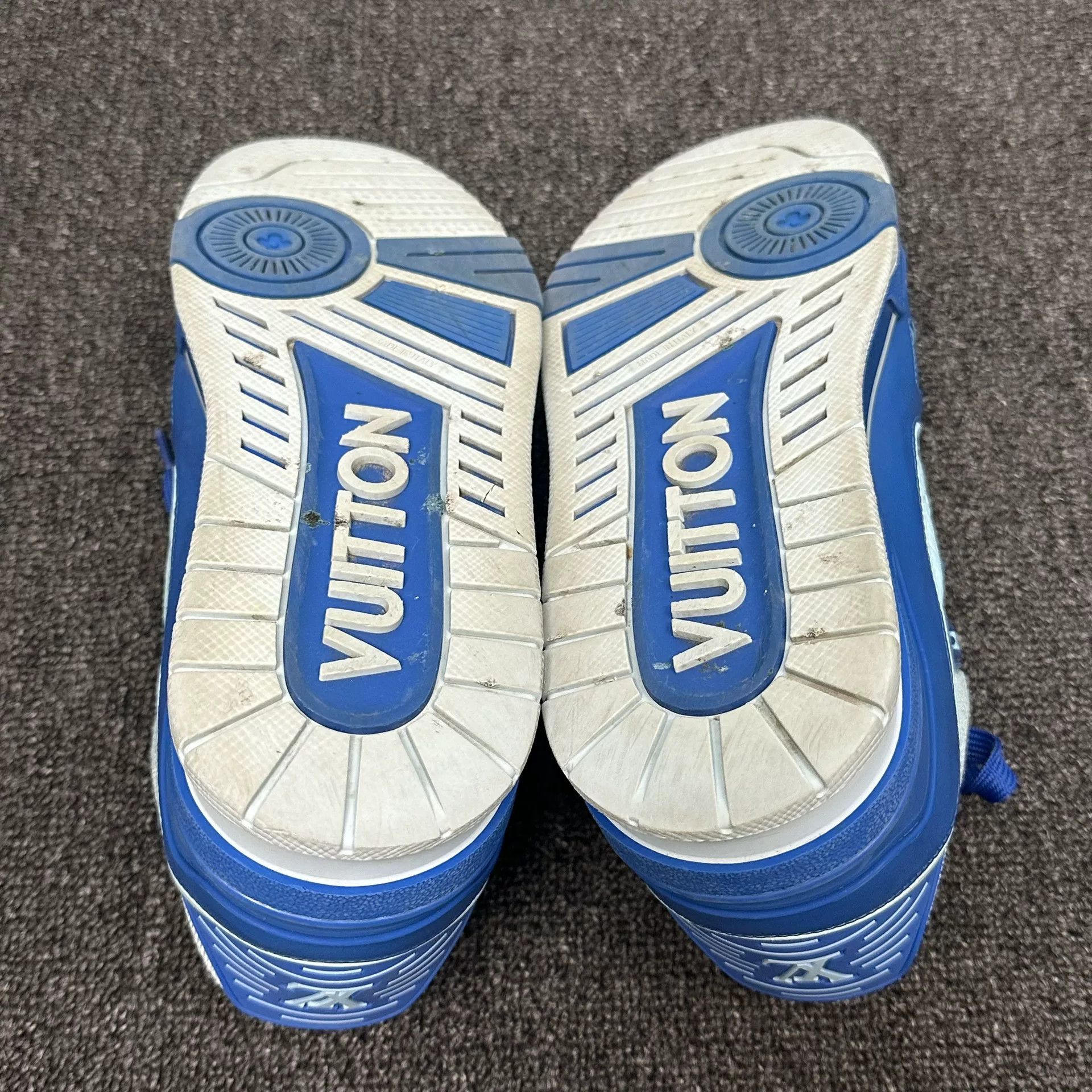 Louis Vuitton Louis Vuitton Blue LV Trainer Sneakers 40 Size US 7 / EU 40 - 7 Thumbnail