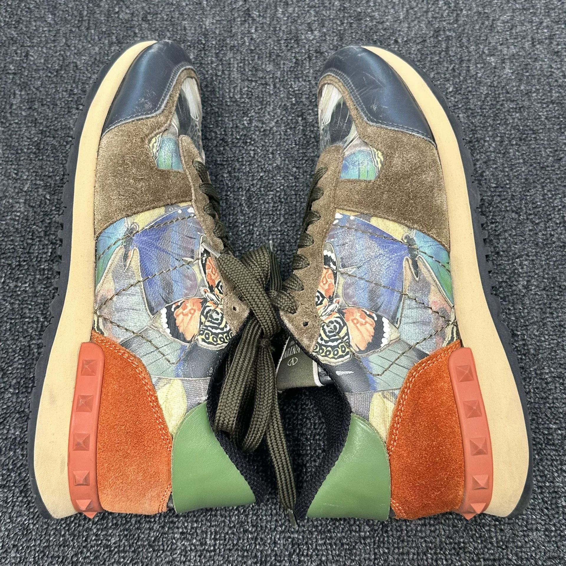 Valentino Valentino Butterfly Print Low-Top Sneakers 40 Size US 7 / EU 40 - 6 Thumbnail