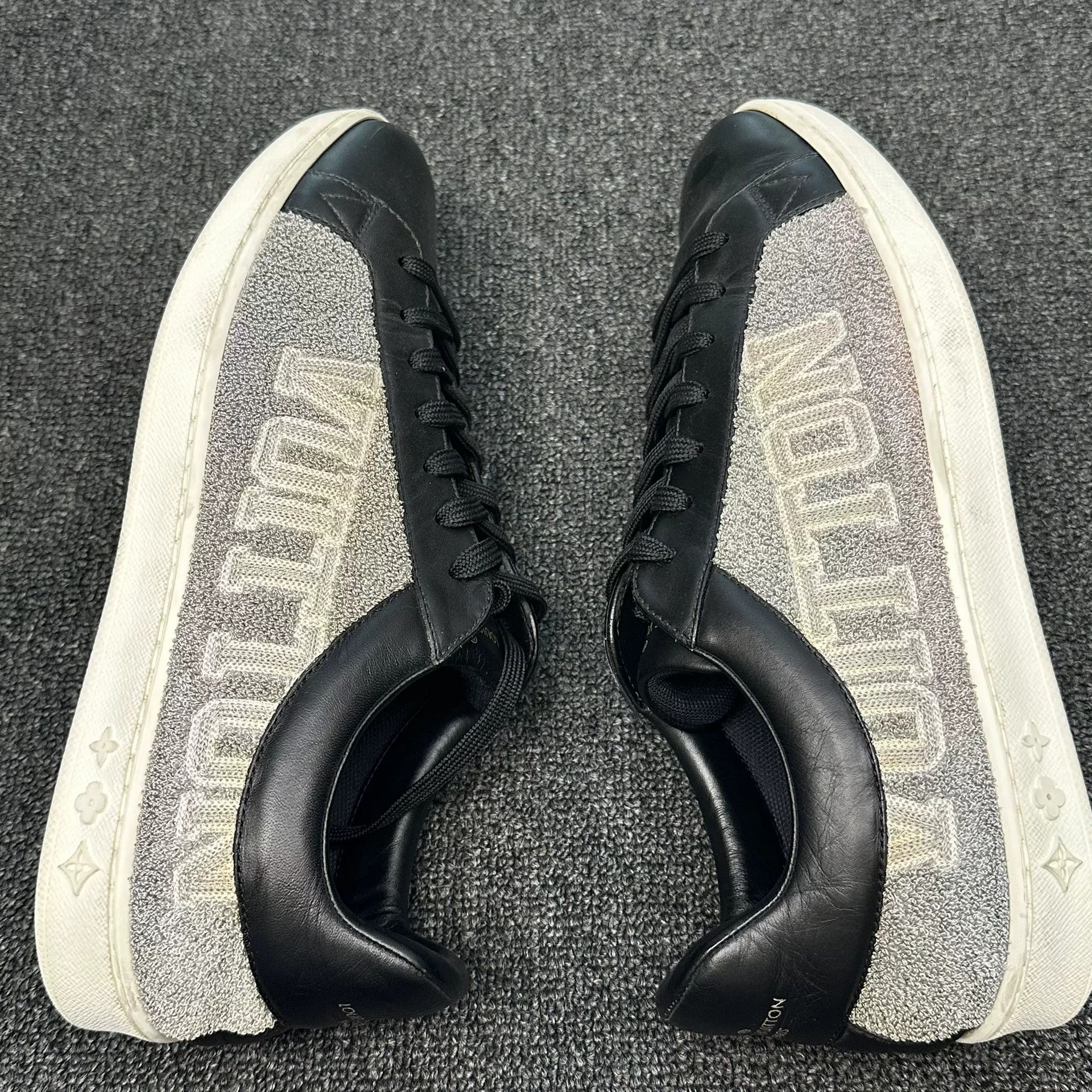 Louis Vuitton Louis Vuitton Black Trainer Sneakers 8.5 Size US 9.5 / EU 42-43 - 6 Thumbnail