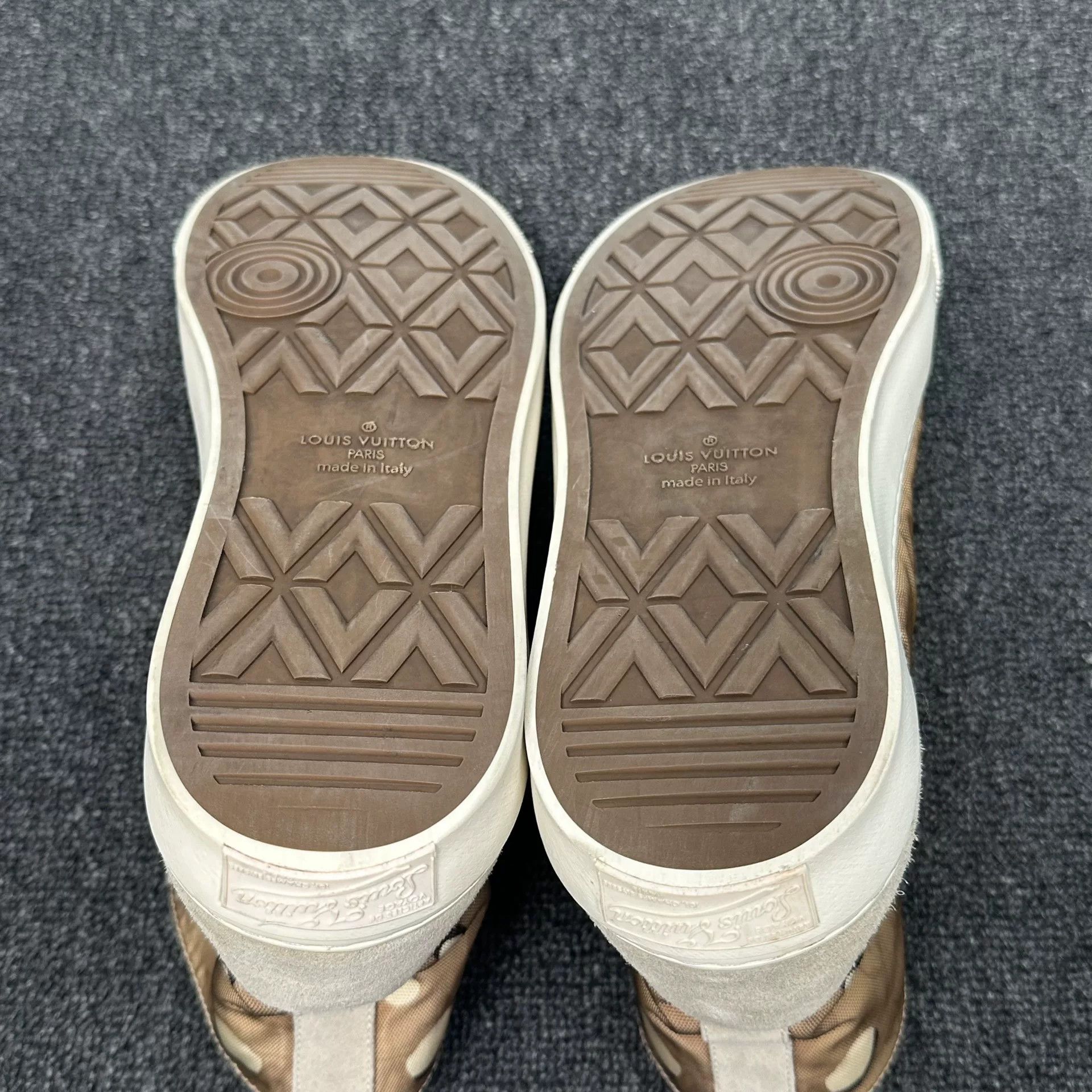 Louis Vuitton Louis Vuitton Monogram High Top Sneakers Size 41 Size US 8 / EU 41 - 7 Thumbnail
