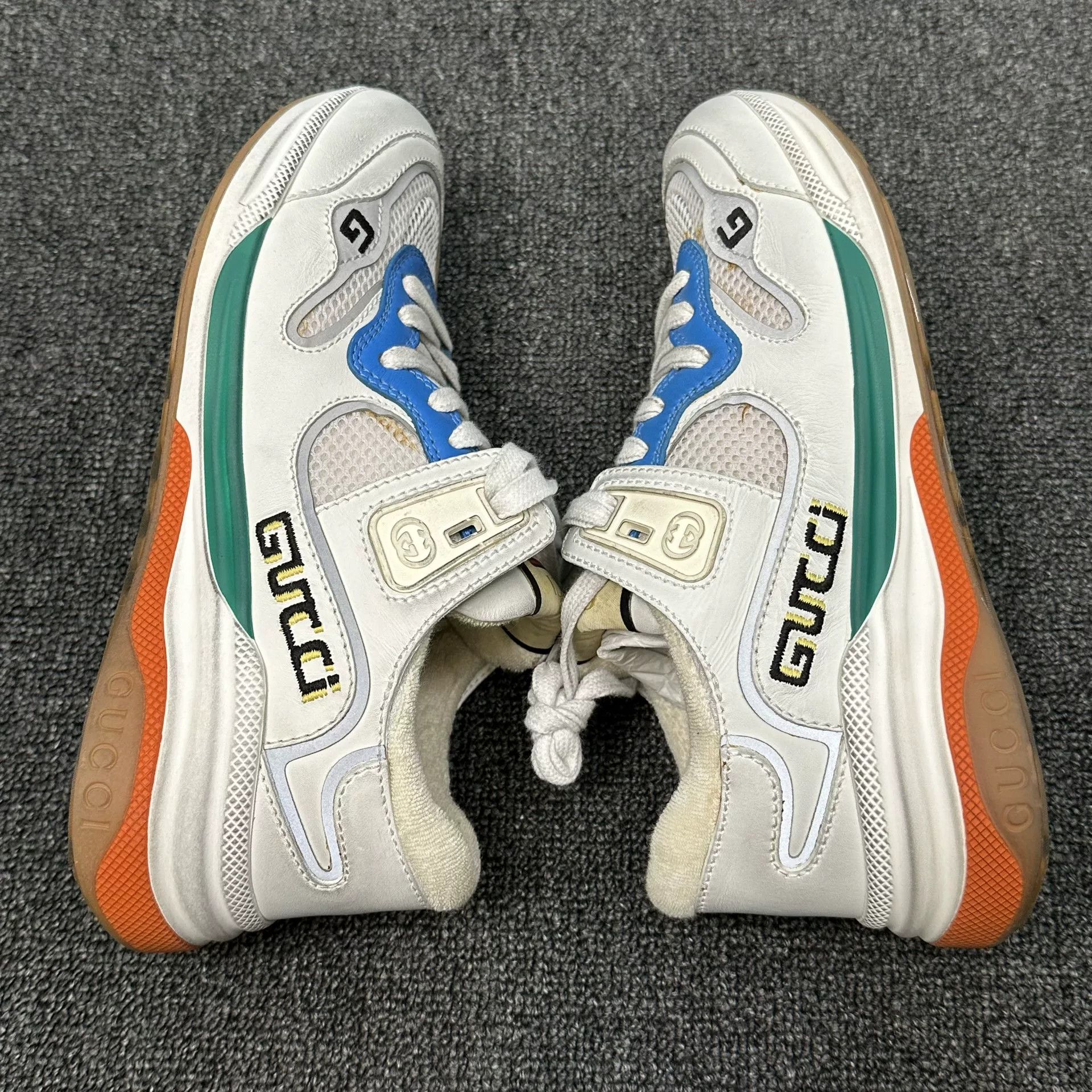 Gucci Gucci Multi-Color Mesh Low-Top Sneakers 36 Size US 6 / IT 36 - 6 Thumbnail