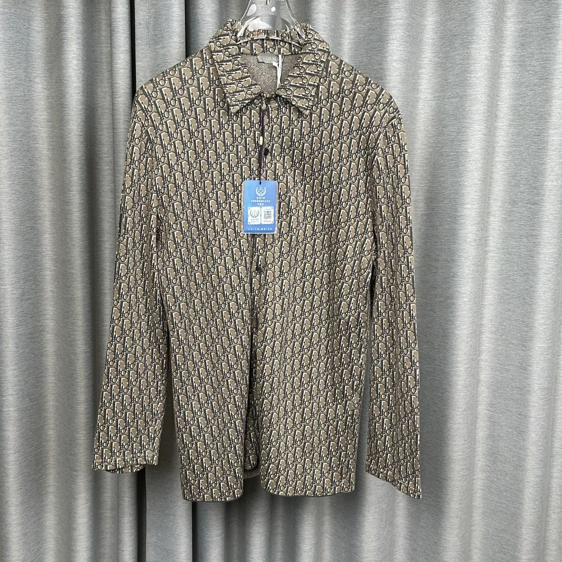 Dior Dior Oblique Monogram Knit Shirt Size S Size US S / EU 44-46 / 1 - 2 Thumbnail