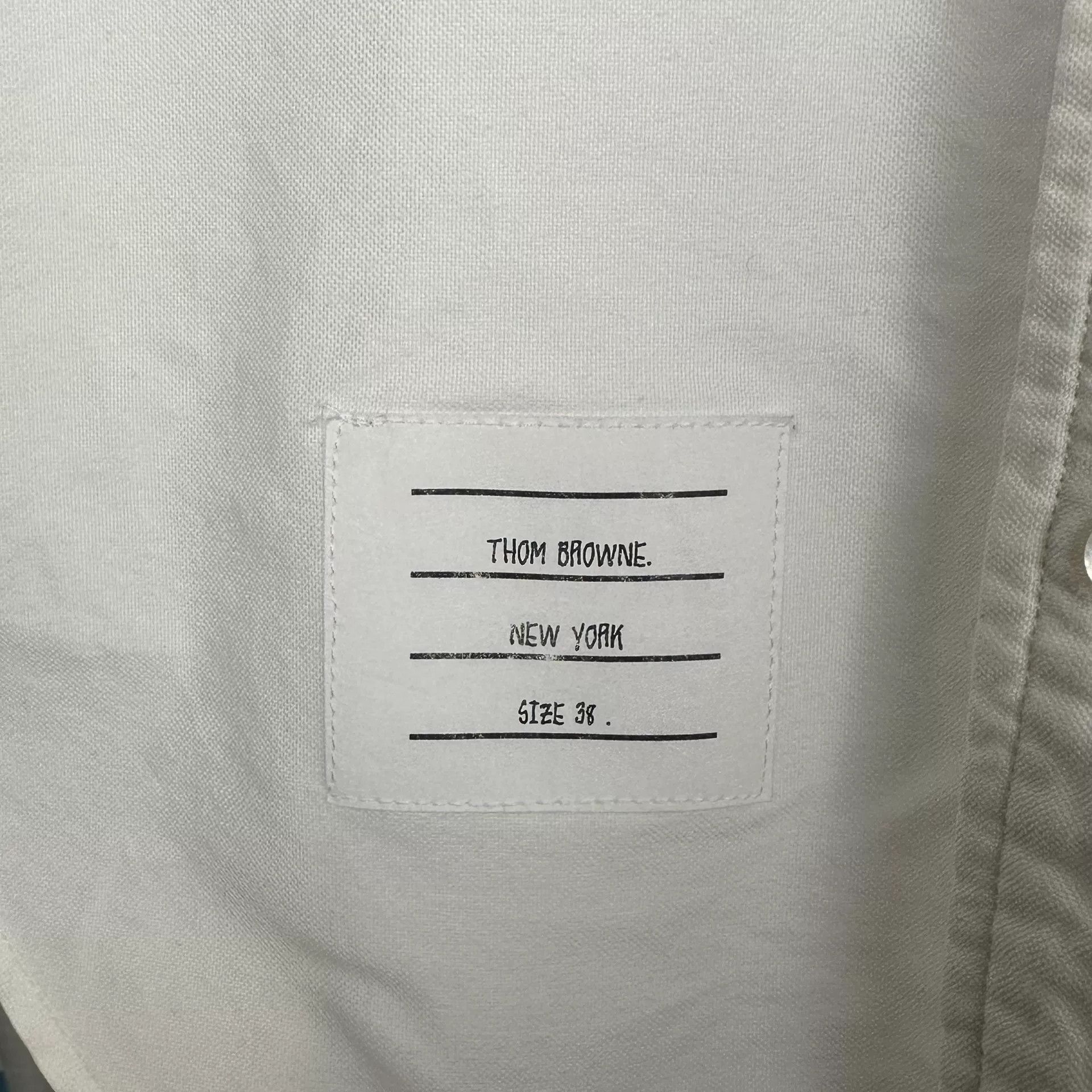 Thom Browne Thom Browne Tricolor Placket Oxford Shirt Size 38 Size US S / EU 44-46 / 1 - 6 Thumbnail