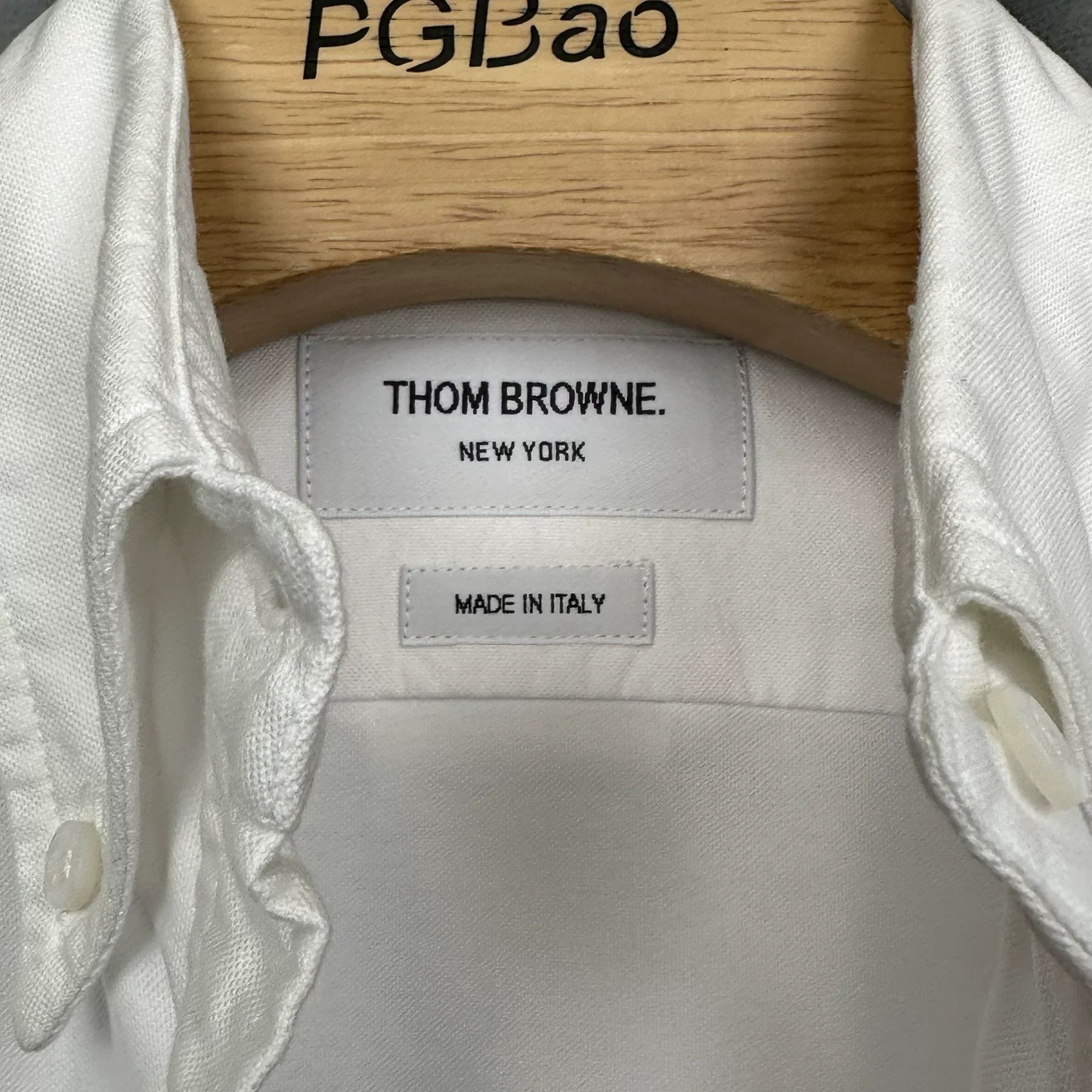 Thom Browne Thom Browne Tricolor Placket Oxford Shirt Size 38 Size US S / EU 44-46 / 1 - 5 Thumbnail