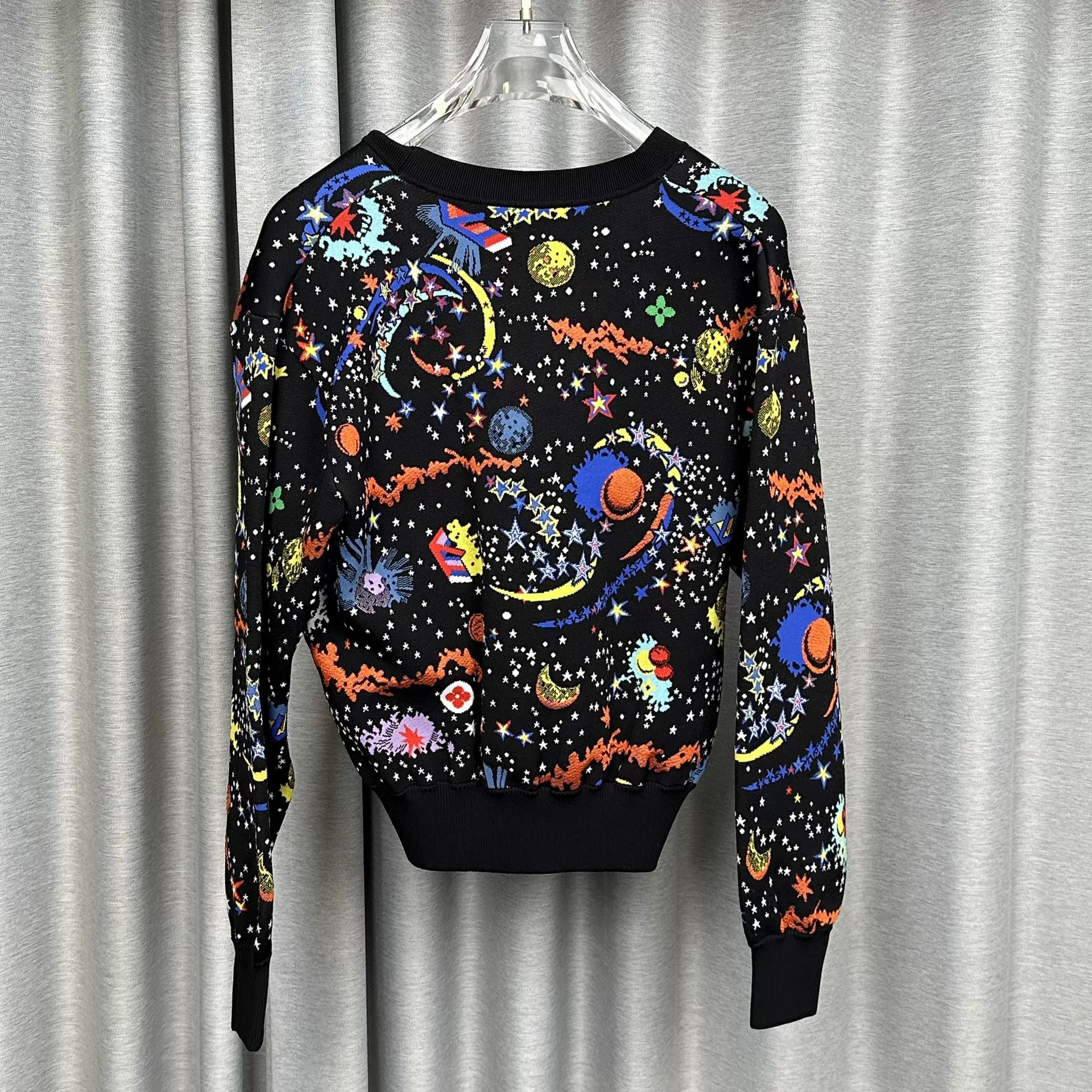 Louis Vuitton Louis Vuitton Galaxy Print Knit Cardigan S Size S / US 4 / IT 40 - 3 Thumbnail
