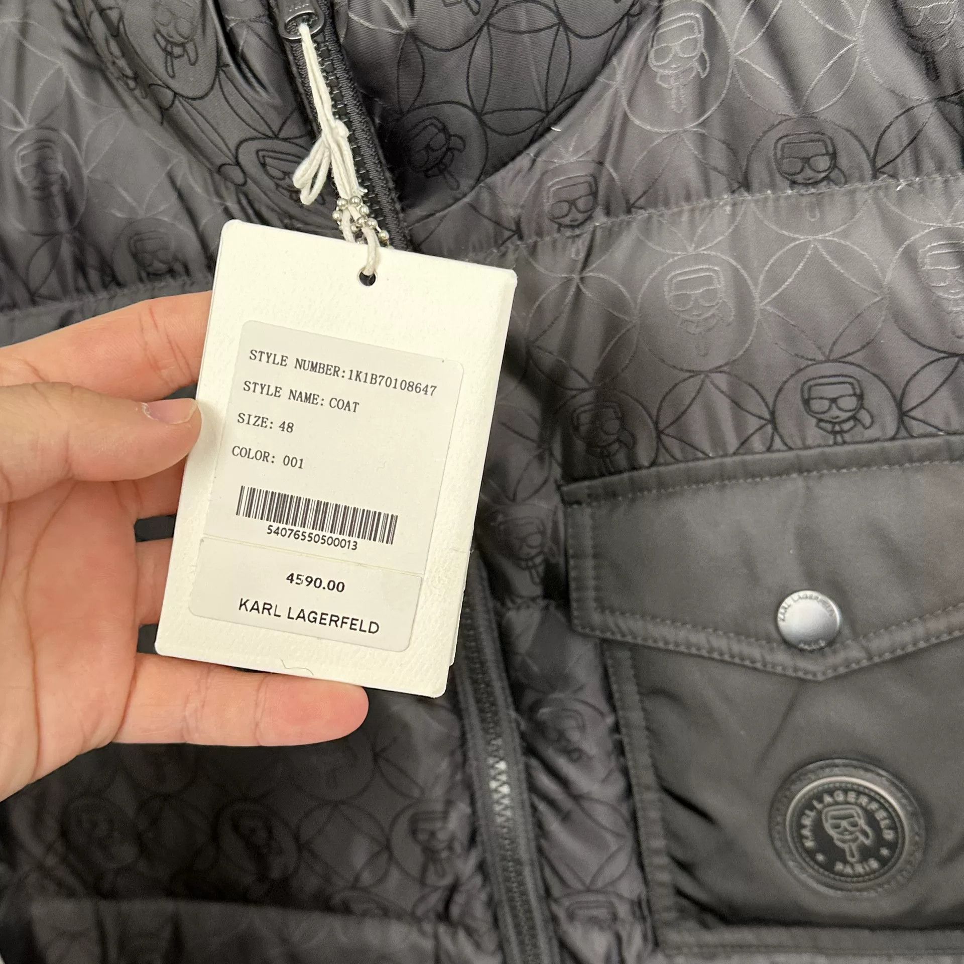Karl Lagerfeld Karl Lagerfeld Monogram Down Vest EU 48 Size US M / EU 48-50 / 2 - 4 Thumbnail