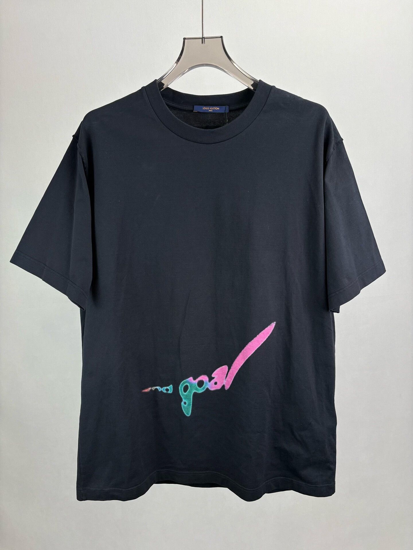 Louis Vuitton Louis Vuitton Neon Script Logo T-Shirt XXL Size US XXL / EU 58 / 5 - 2 Thumbnail