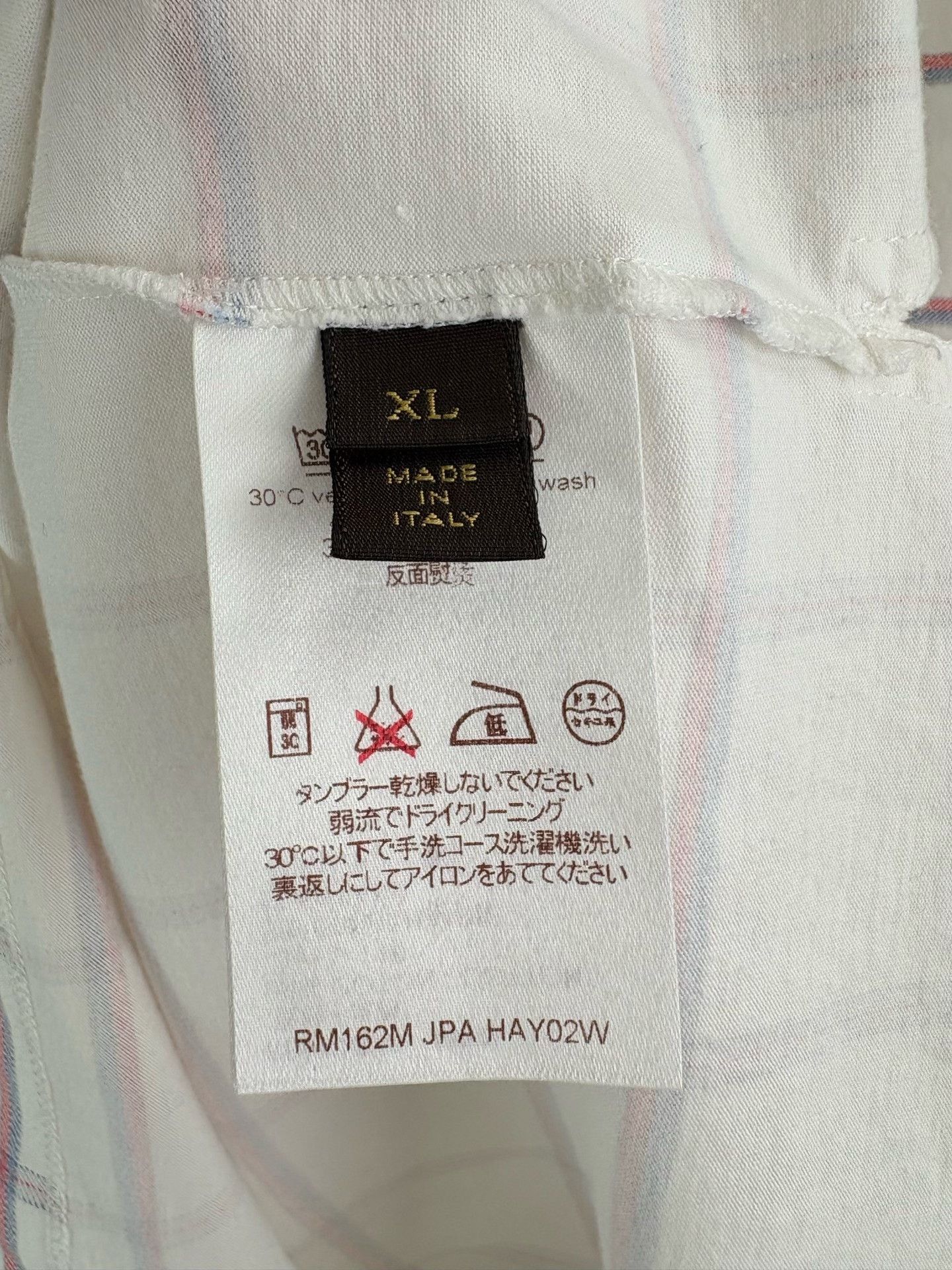 Louis Vuitton Louis Vuitton Embroidered Grid T-Shirt XL Size US XL / EU 56 / 4 - 7 Thumbnail