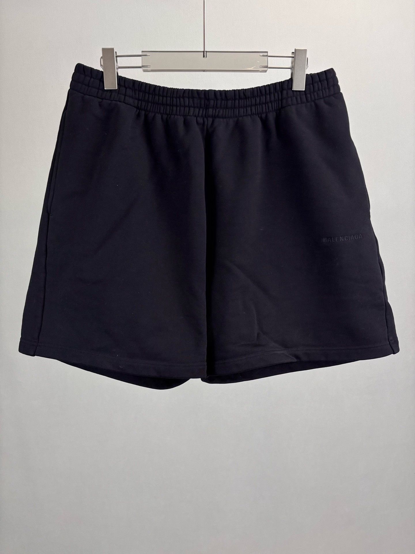 Balenciaga Balenciaga Embroidered Logo Sweat Shorts M Size US 32 / EU 48 - 2 Thumbnail