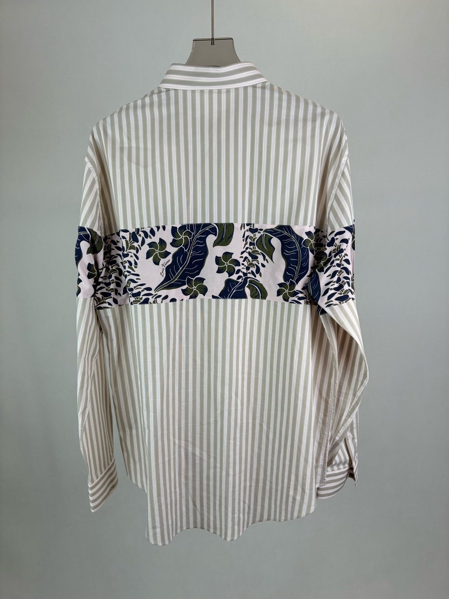 Louis Vuitton Louis Vuitton Floral Patchwork Striped Shirt XXL Size US XXL / EU 58 / 5 - 3 Thumbnail