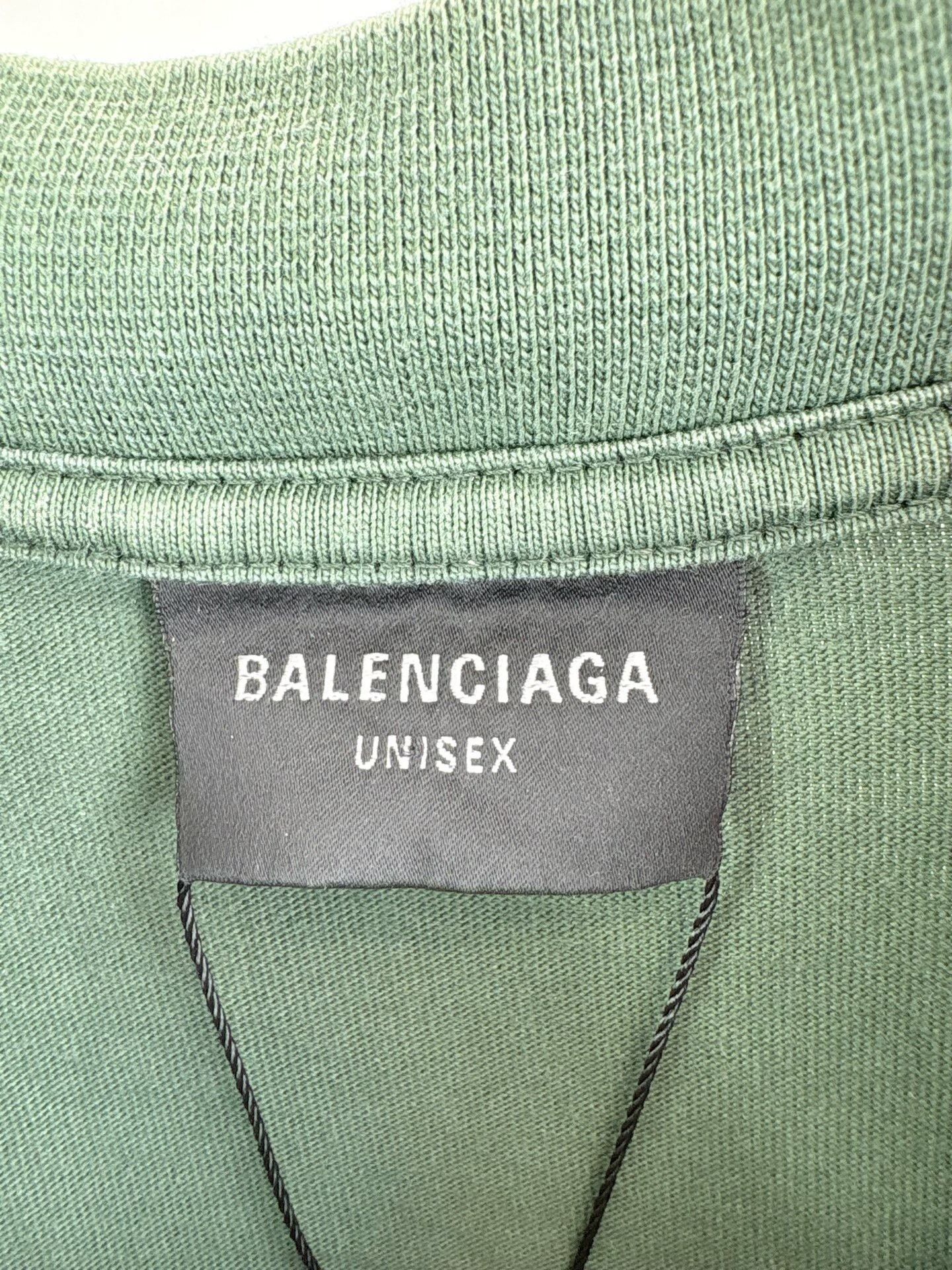 Balenciaga Balenciaga Green Tape Logo T-Shirt Size S Size US S / EU 44-46 / 1 - 5 Thumbnail