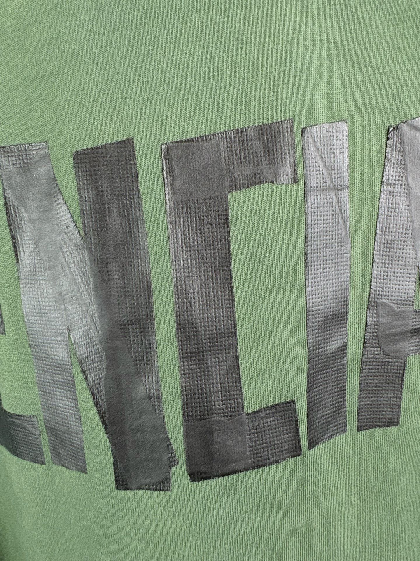 Balenciaga Balenciaga Green Tape Logo T-Shirt Size S Size US S / EU 44-46 / 1 - 4 Thumbnail