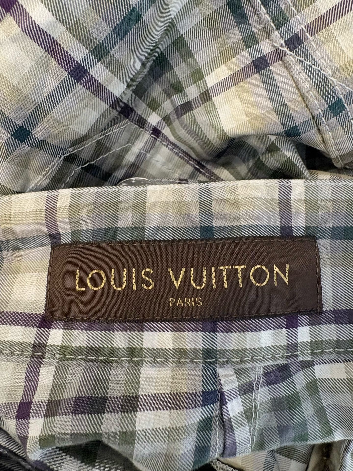 Louis Vuitton Louis Vuitton Plaid Leather Patch Shorts 42 Size US 34 / EU 50 - 6 Thumbnail