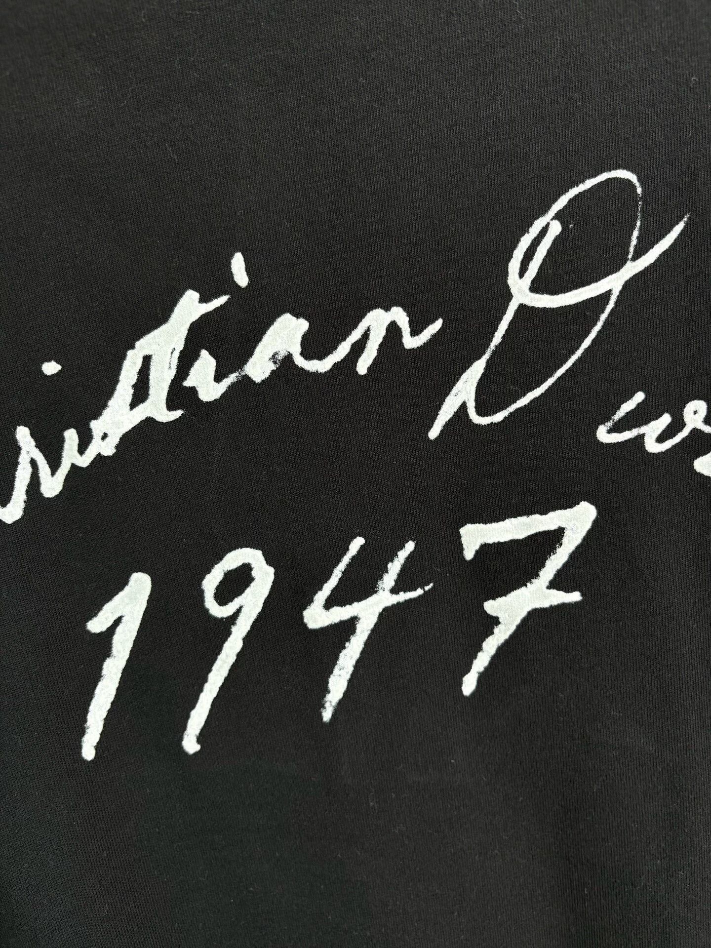 Dior Dior 1947 Script Print T-Shirt XL Size US XL / EU 56 / 4 - 4 Thumbnail