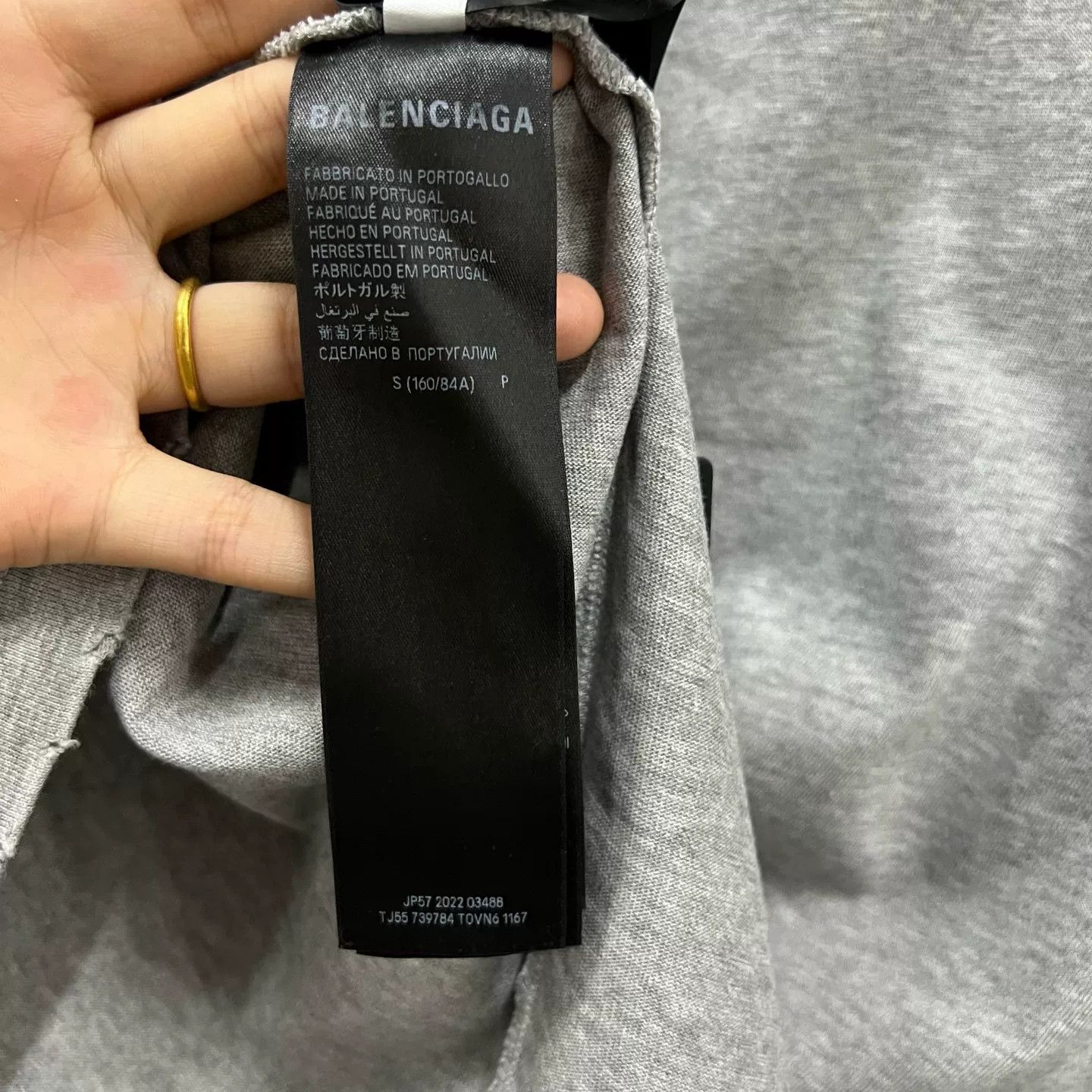 Balenciaga Balenciaga Handjet Graphic Print T-Shirt S Size US S / EU 44-46 / 1 - 5 Thumbnail