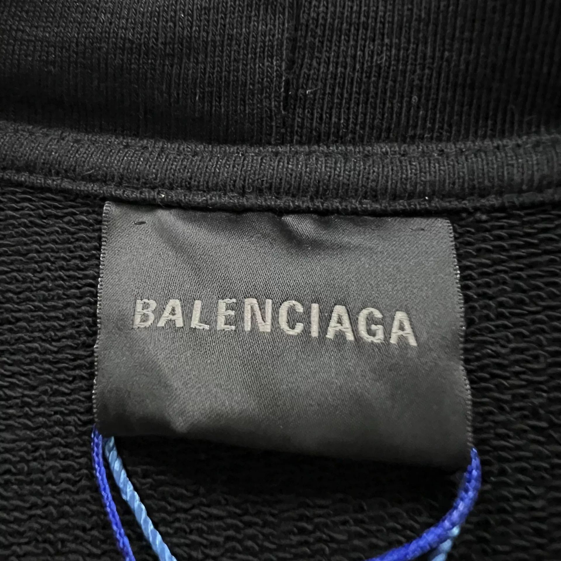 Balenciaga Balenciaga Gaffer Tape Logo Hoodie XS Size US XS / EU 42 / 0 - 4 Thumbnail