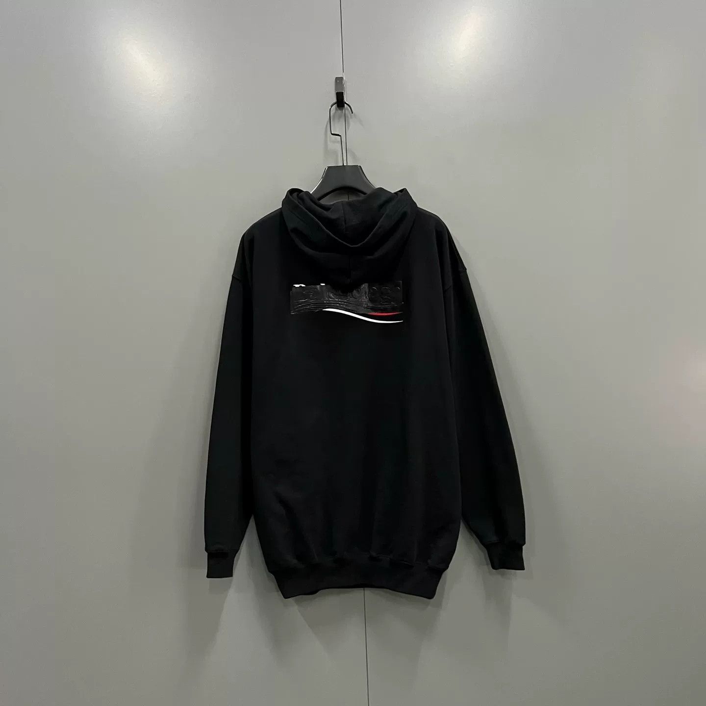 Balenciaga Balenciaga Gaffer Tape Logo Hoodie XS Size US XS / EU 42 / 0 - 3 Thumbnail