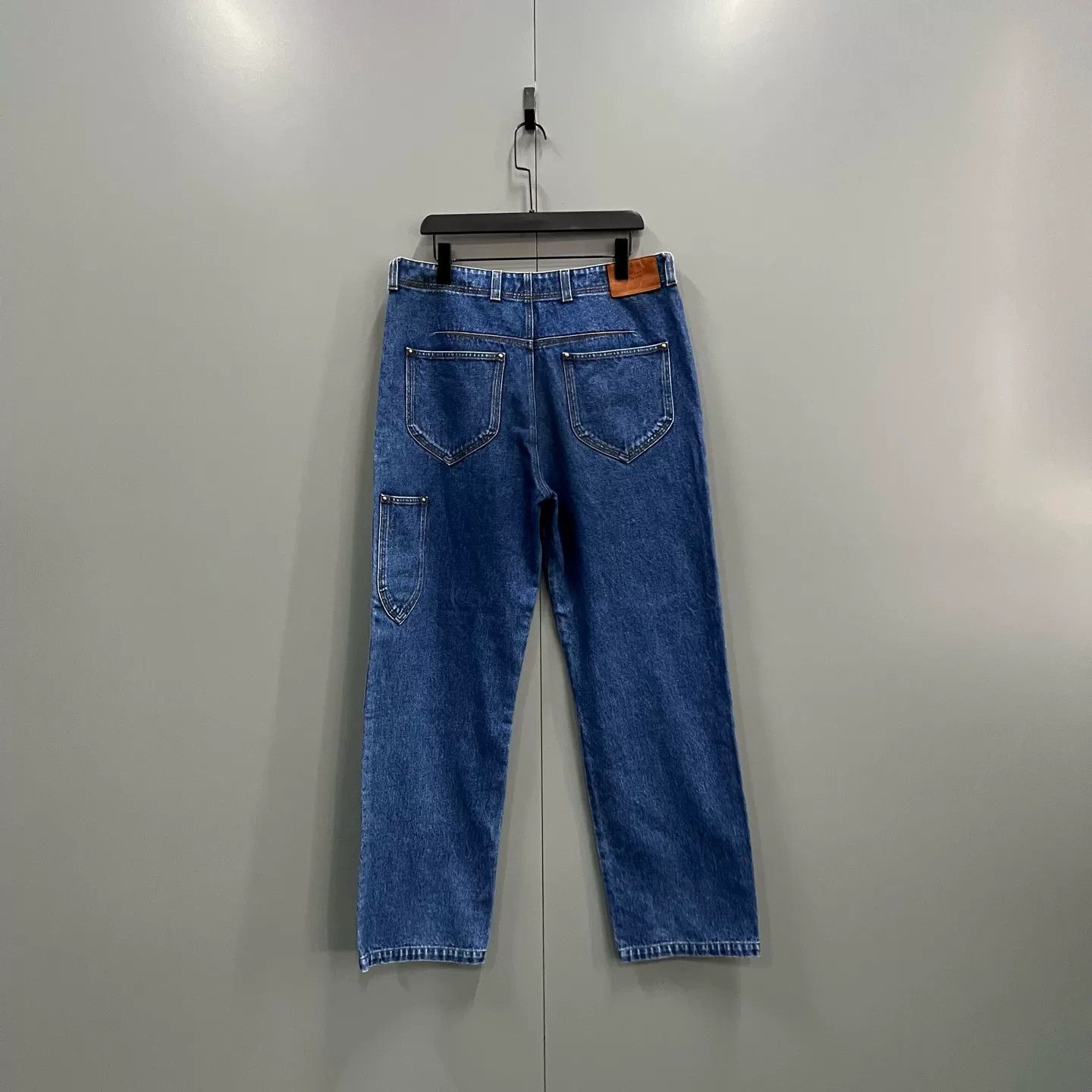 Louis Vuitton Louis Vuitton Blue Paneled Carpenter Jeans 34 Size US 27 - 3 Thumbnail