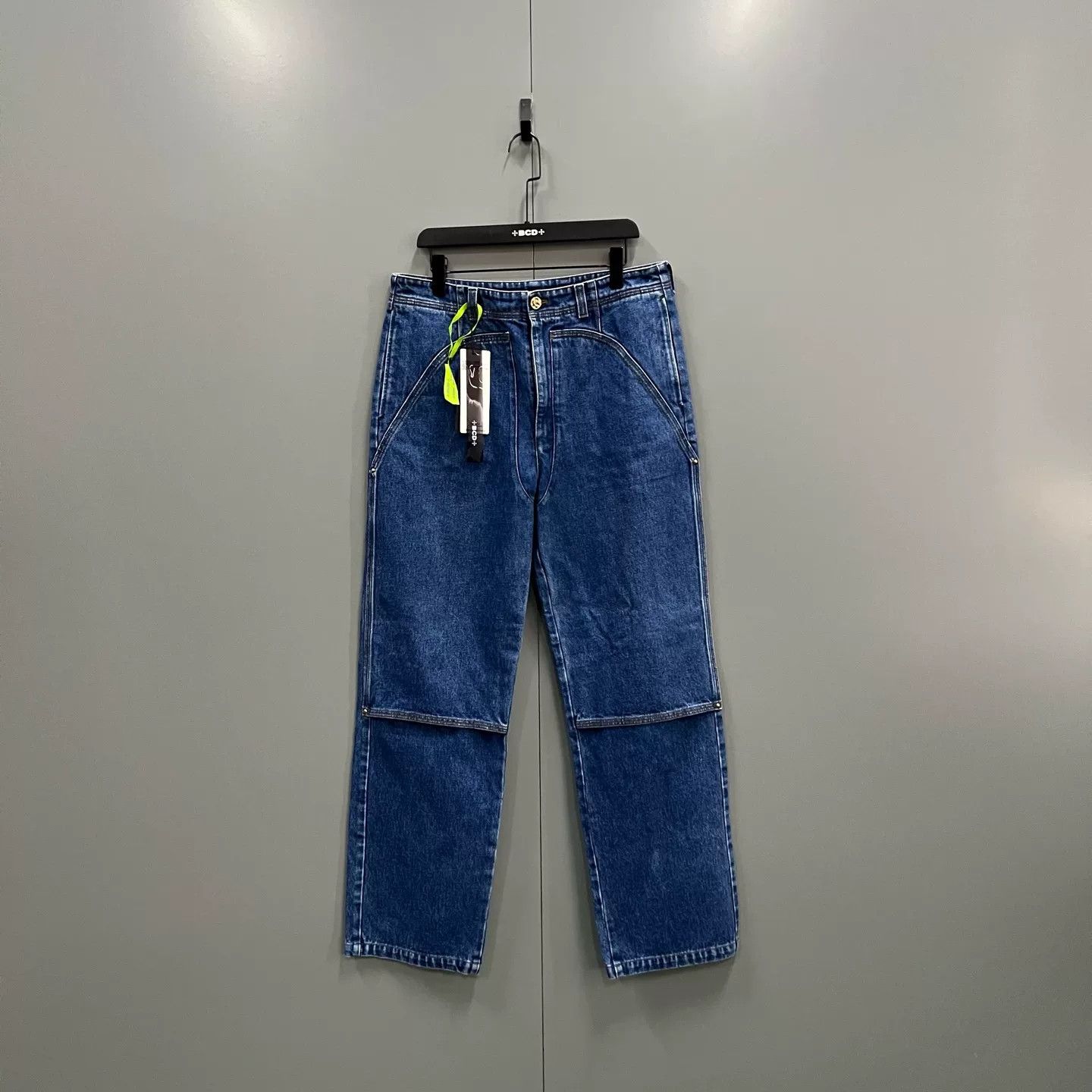 Louis Vuitton Louis Vuitton Blue Paneled Carpenter Jeans 34 Size US 27 - 2 Thumbnail