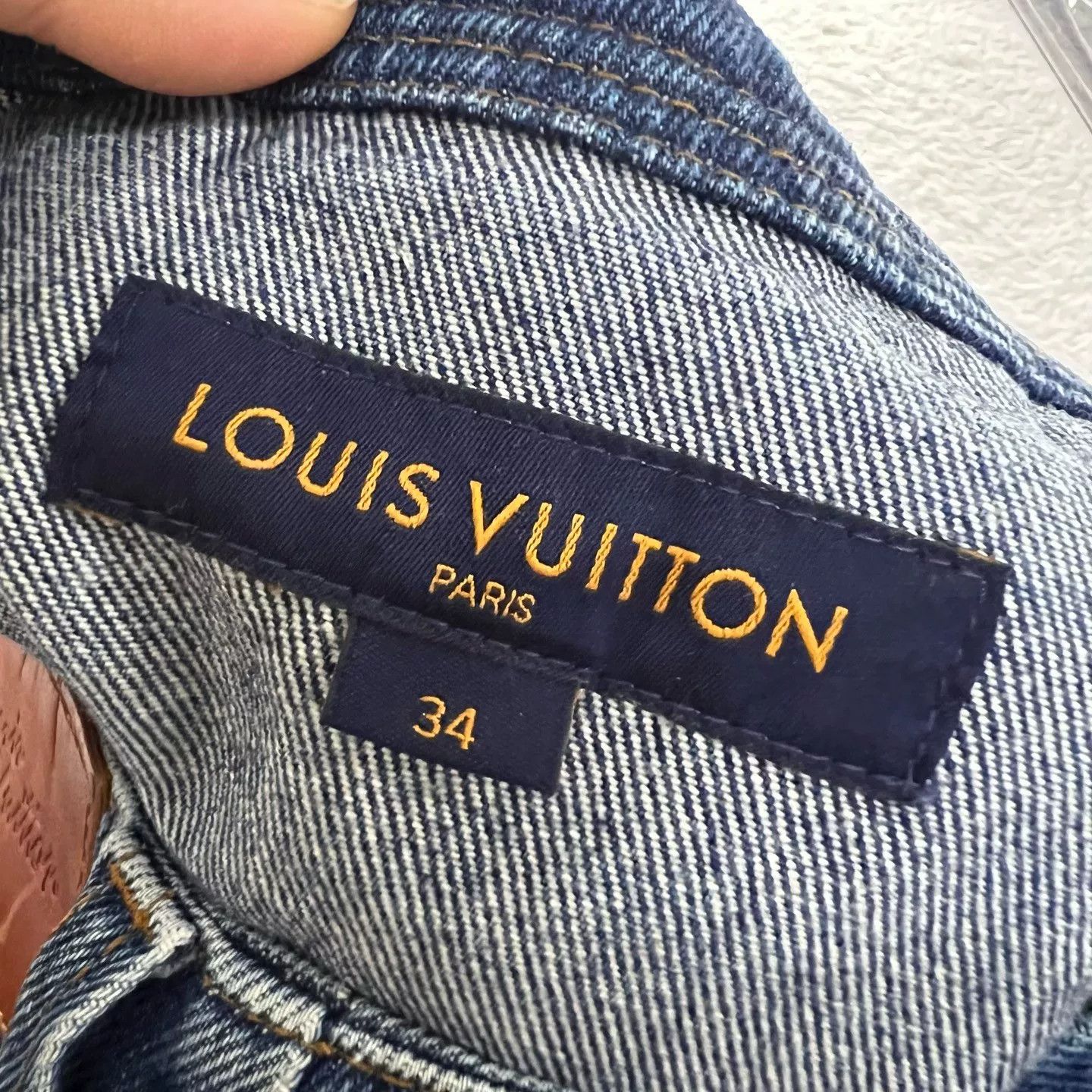 Louis Vuitton Louis Vuitton Blue Paneled Carpenter Jeans 34 Size US 27 - 4 Thumbnail