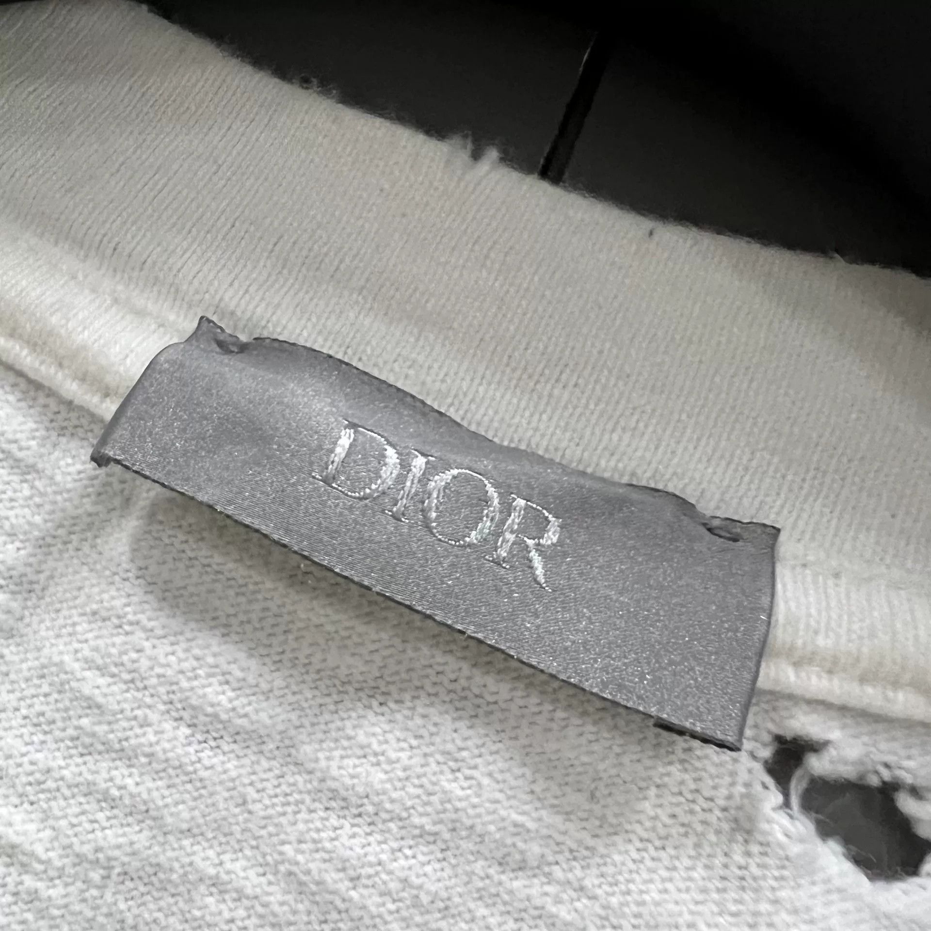 Dior Dior Distressed Logo T-Shirt XS Size US XS / EU 42 / 0 - 4 Thumbnail
