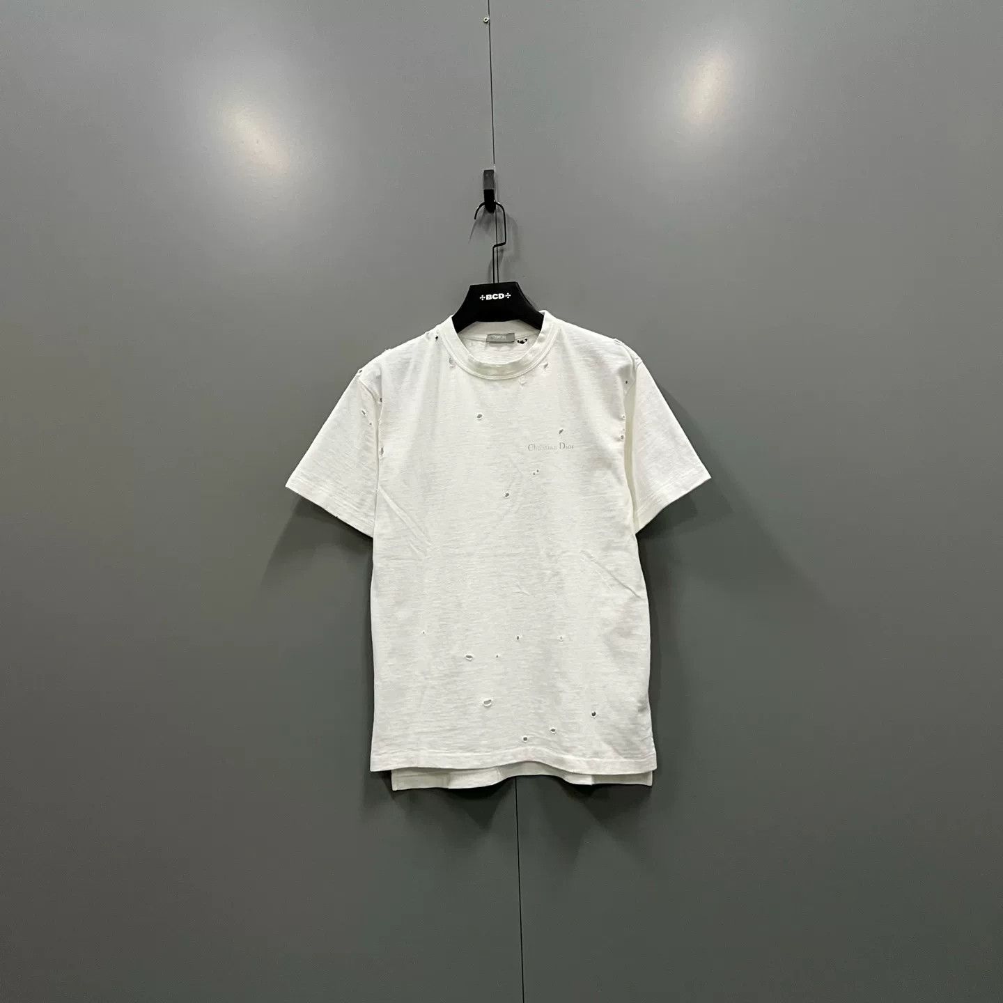 Dior Dior Distressed Logo T-Shirt XS Size US XS / EU 42 / 0 - 2 Thumbnail