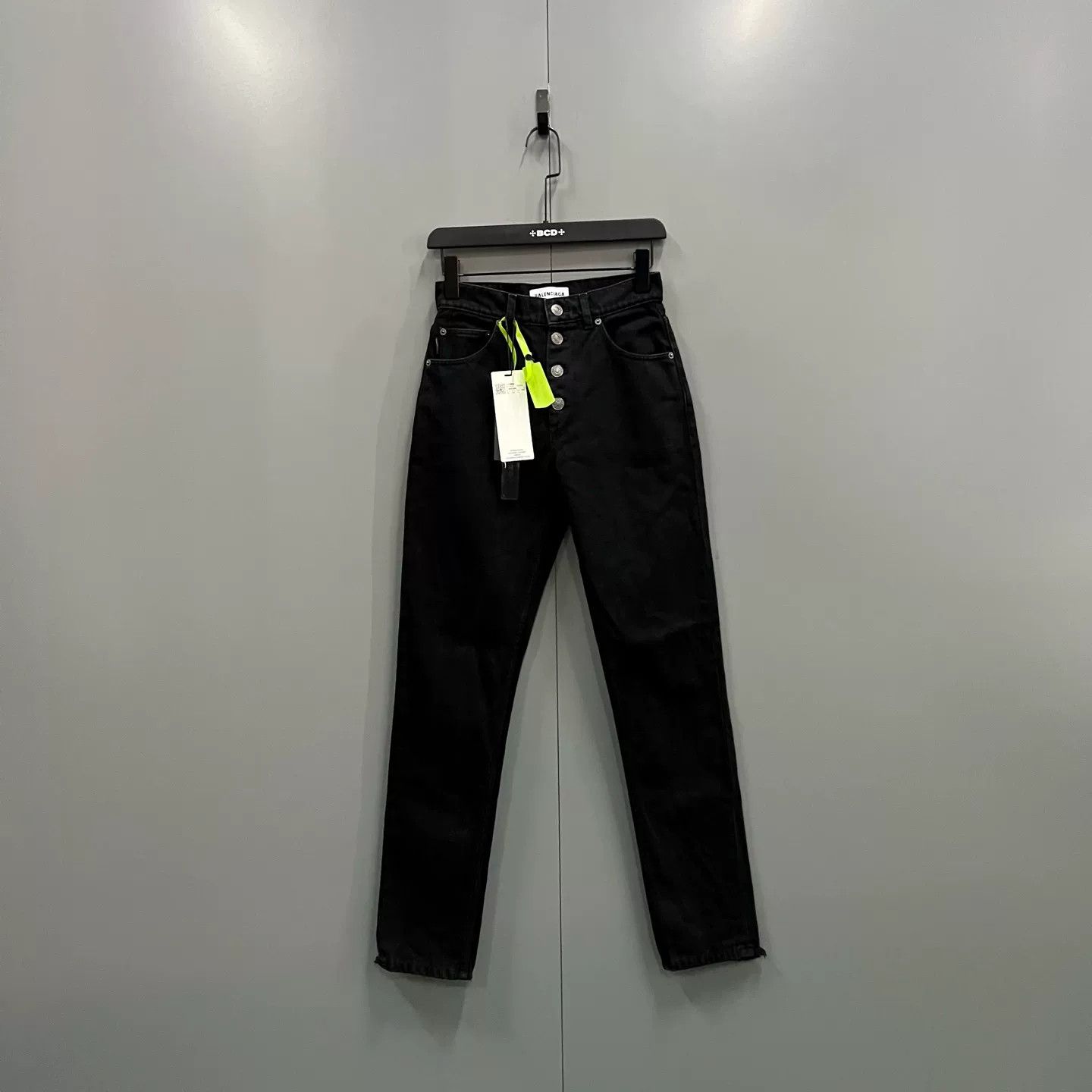 Balenciaga Balenciaga Washed Black Denim Jeans 24 Size 24" / US 00 / IT 34 - 2 Thumbnail