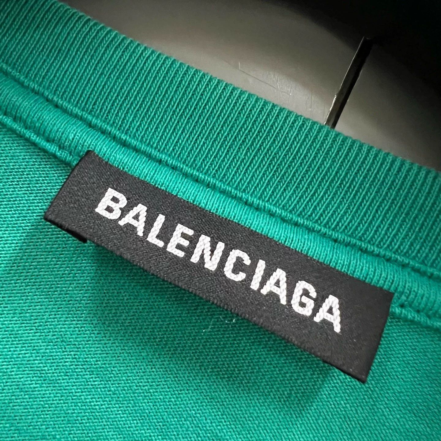 Balenciaga Balenciaga Green Political Logo T-Shirt XXS Size US XXS / EU 40 - 4 Thumbnail