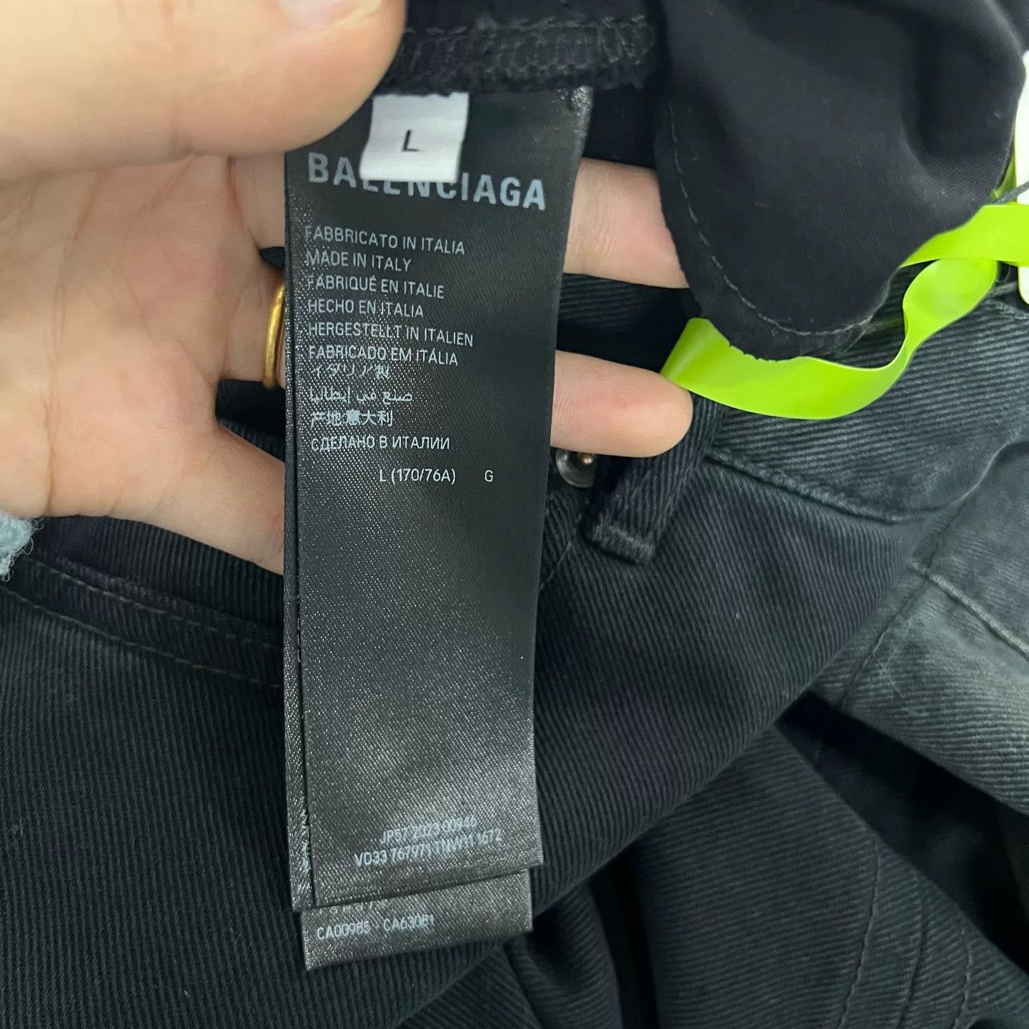 Balenciaga Balenciaga Faded Multi-Pocket Cargo Jeans L Size US 34 / EU 50 - 5 Thumbnail