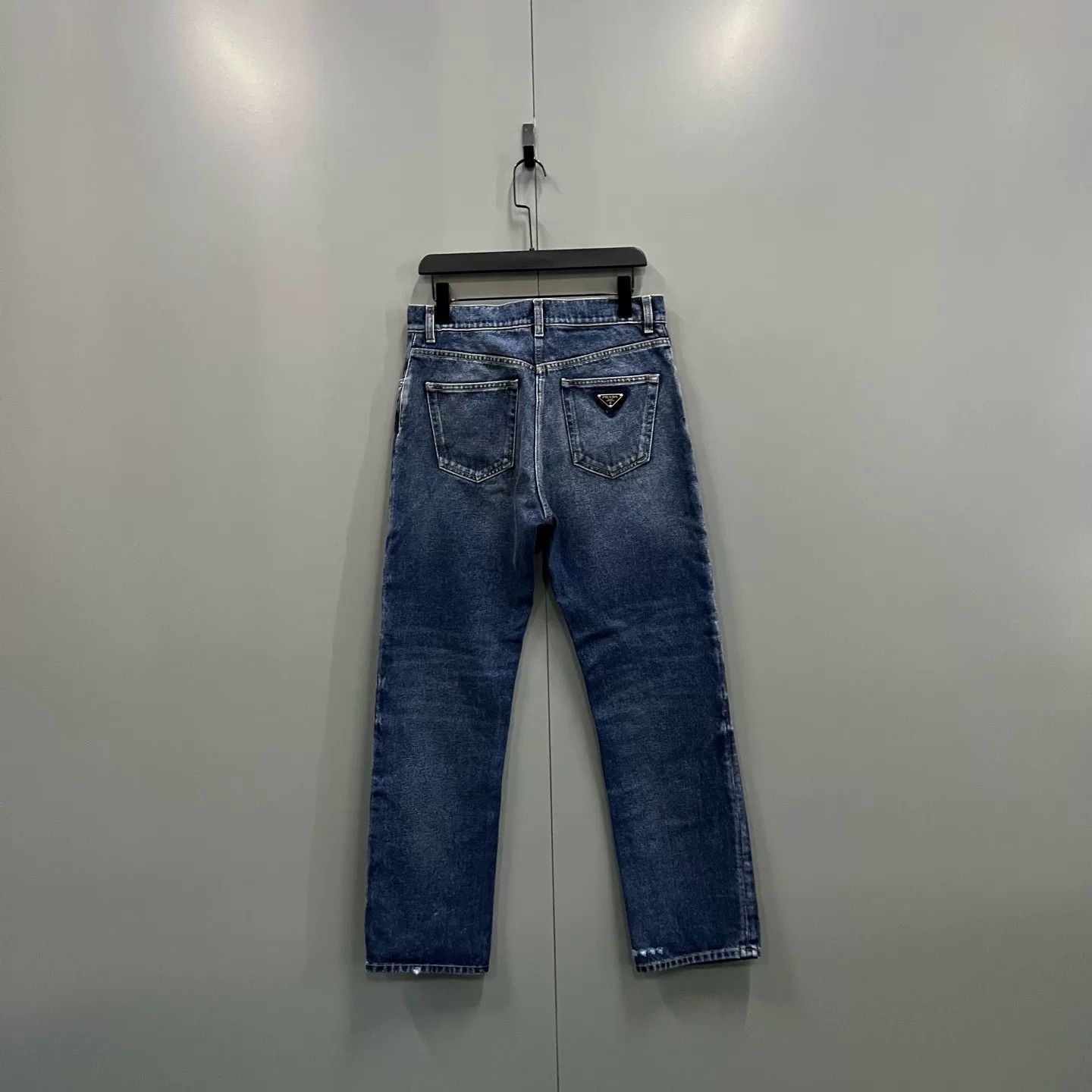 Prada Prada Triangle Logo Denim Jeans Size 27 Size US 27 - 3 Thumbnail