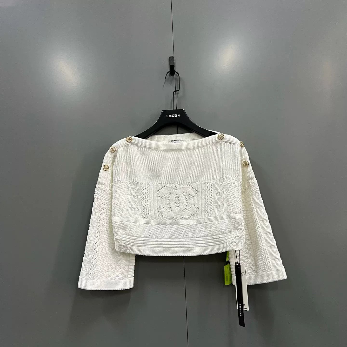 Chanel Chanel Embroidered Double C Knit Top 36 Size XS / US 0-2 / IT 36-38 - 2 Thumbnail