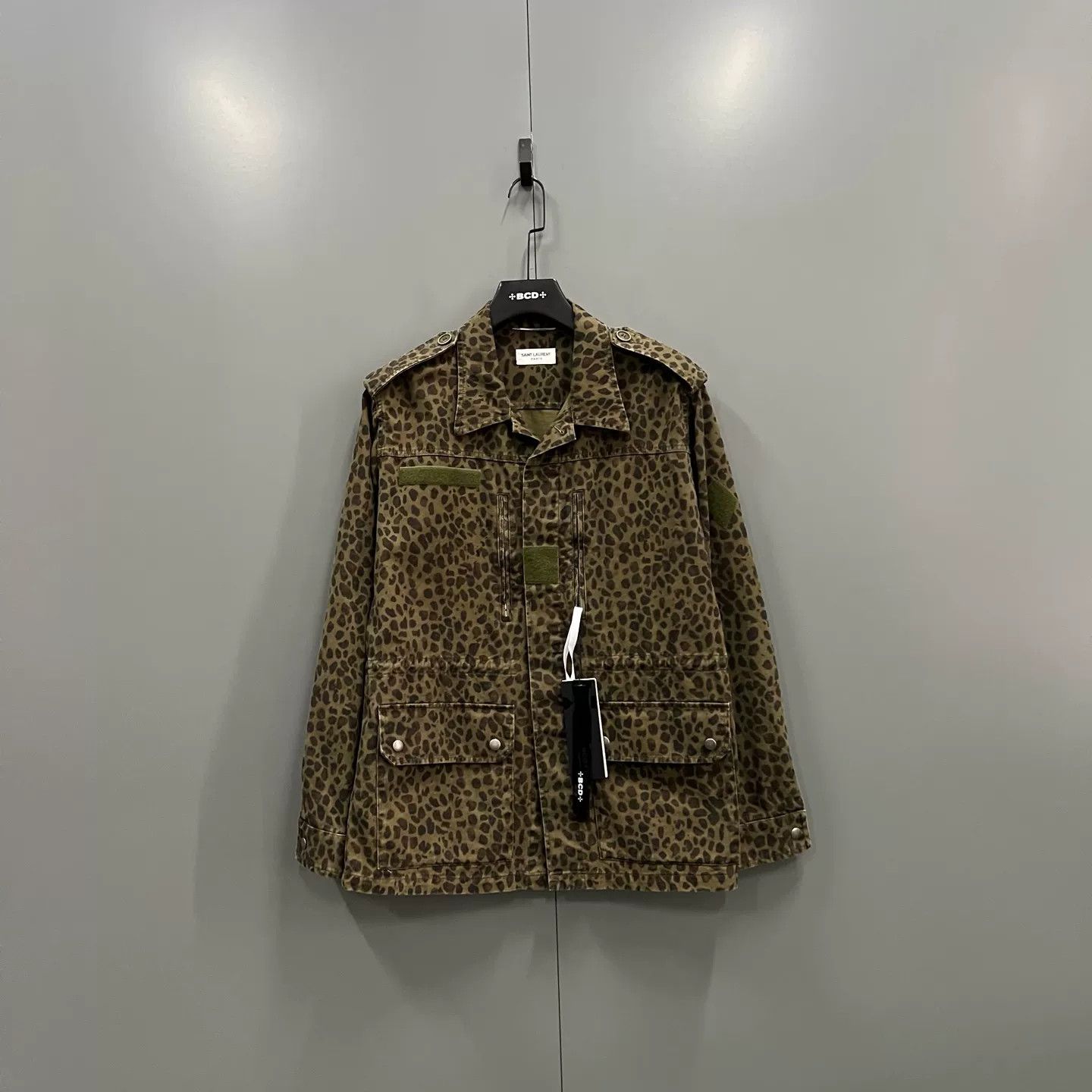 Saint Laurent Paris Saint Laurent Leopard Print Field Jacket 50 Size US M / EU 48-50 / 2 - 2 Thumbnail