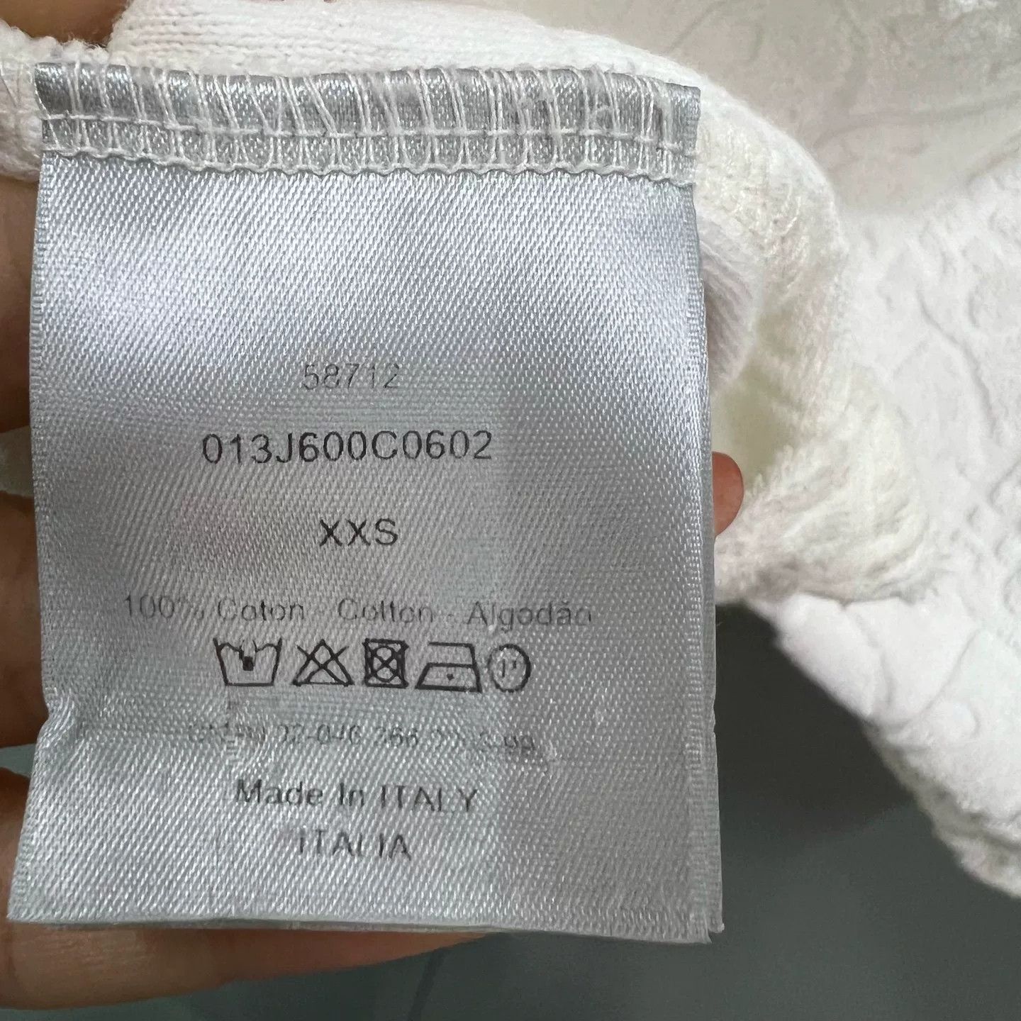 Dior Dior Oblique Monogram Embossed T-Shirt XXS Size US XXS / EU 40 - 4 Thumbnail