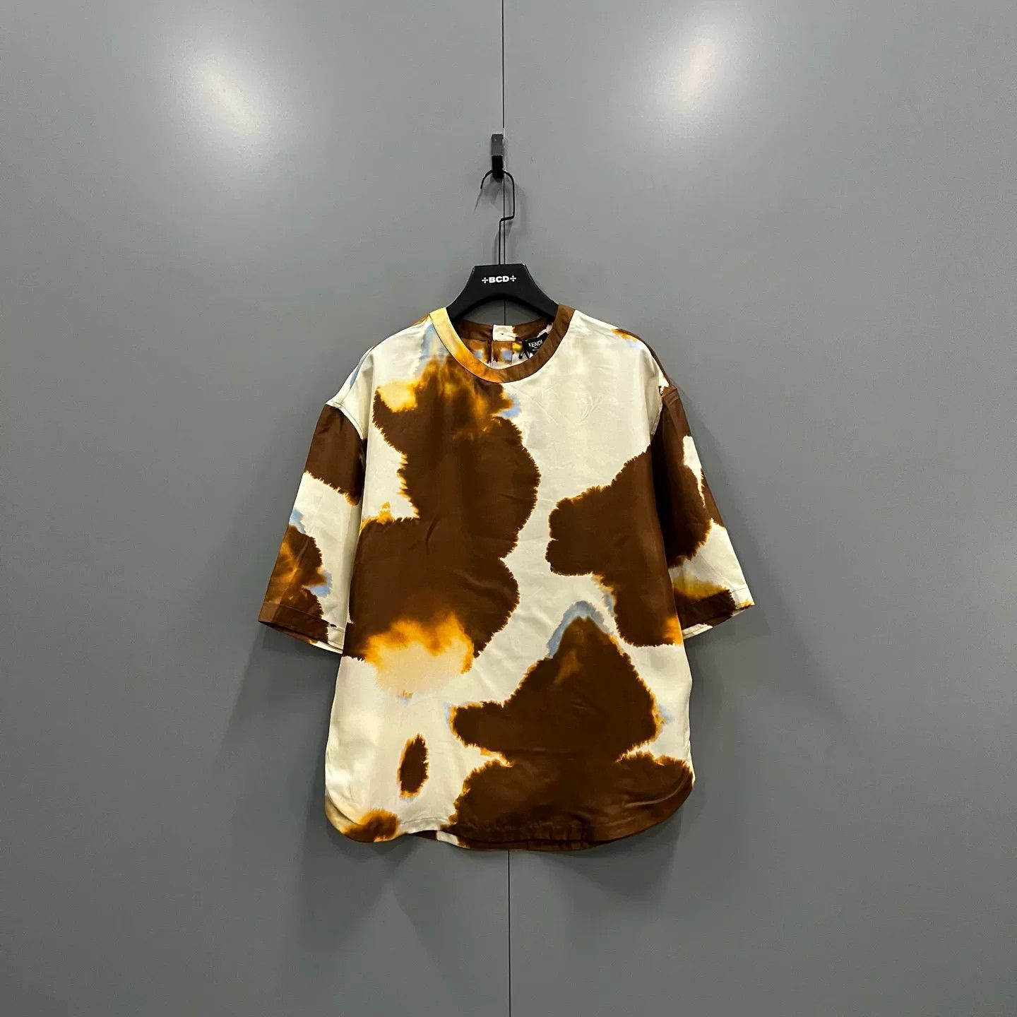 Fendi Fendi Silk Splash Print T-Shirt US M Size US M / EU 48-50 / 2 - 2 Thumbnail