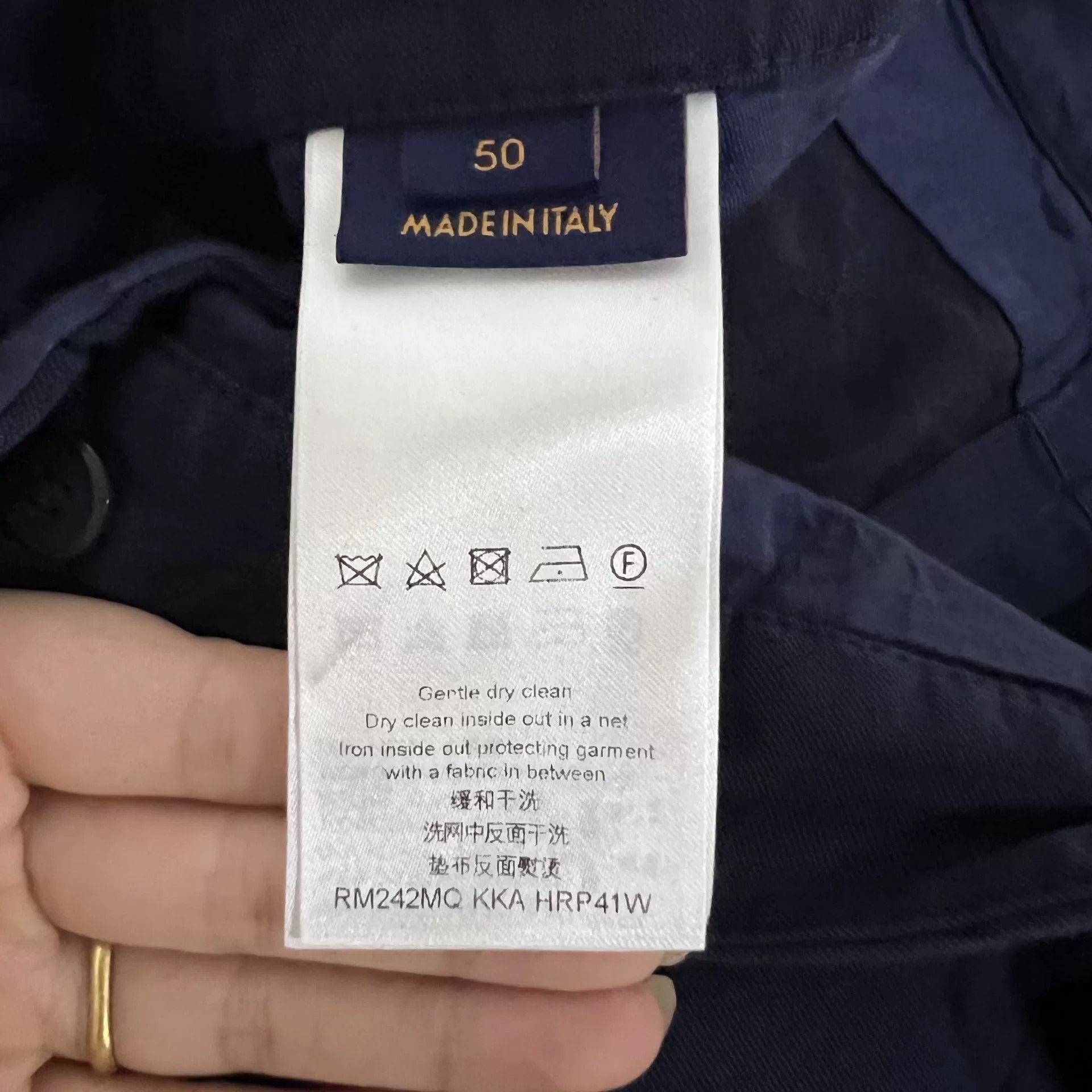 Louis Vuitton Louis Vuitton Monogram Jacquard Navy Shorts 50 Size US 34 / EU 50 - 5 Thumbnail