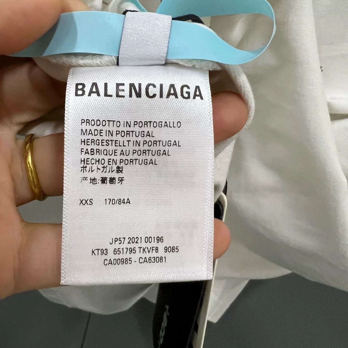 Balenciaga Balenciaga Circular Fashion Logo T-Shirt XXS Size US XXS / EU 40 - 5 Thumbnail