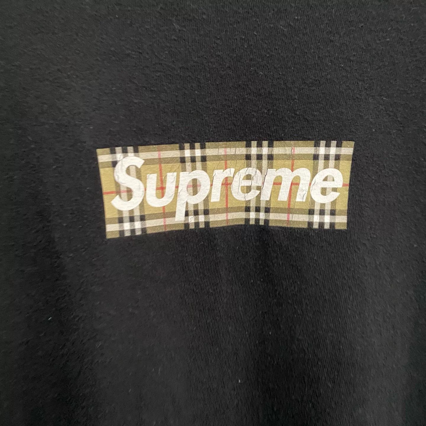 Burberry × Supreme Supreme x Burberry Box Logo Tee Size L Size US L / EU 52-54 / 3 - 4 Thumbnail