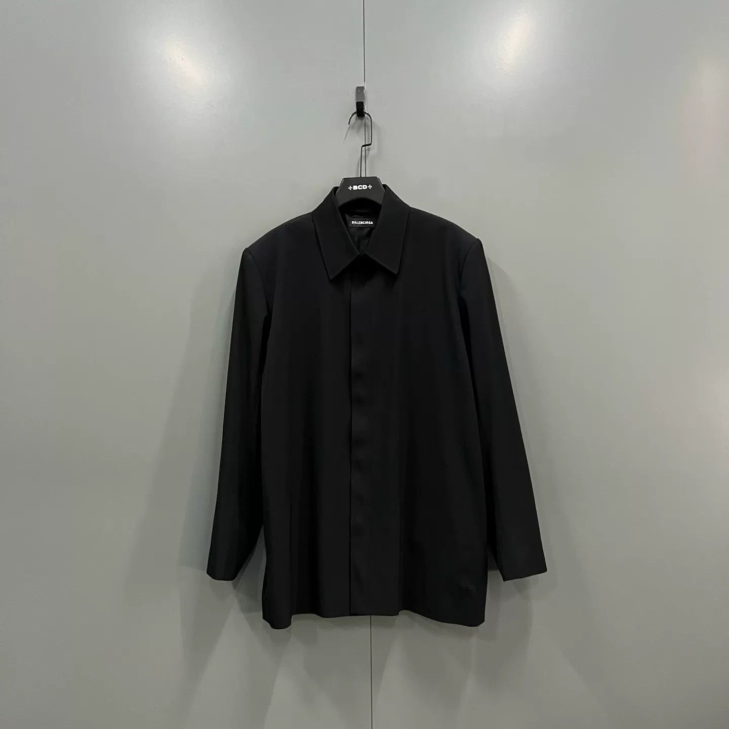 Balenciaga Balenciaga Black Button Up Shirt Size 44 Size US S / EU 44-46 / 1 - 2 Thumbnail