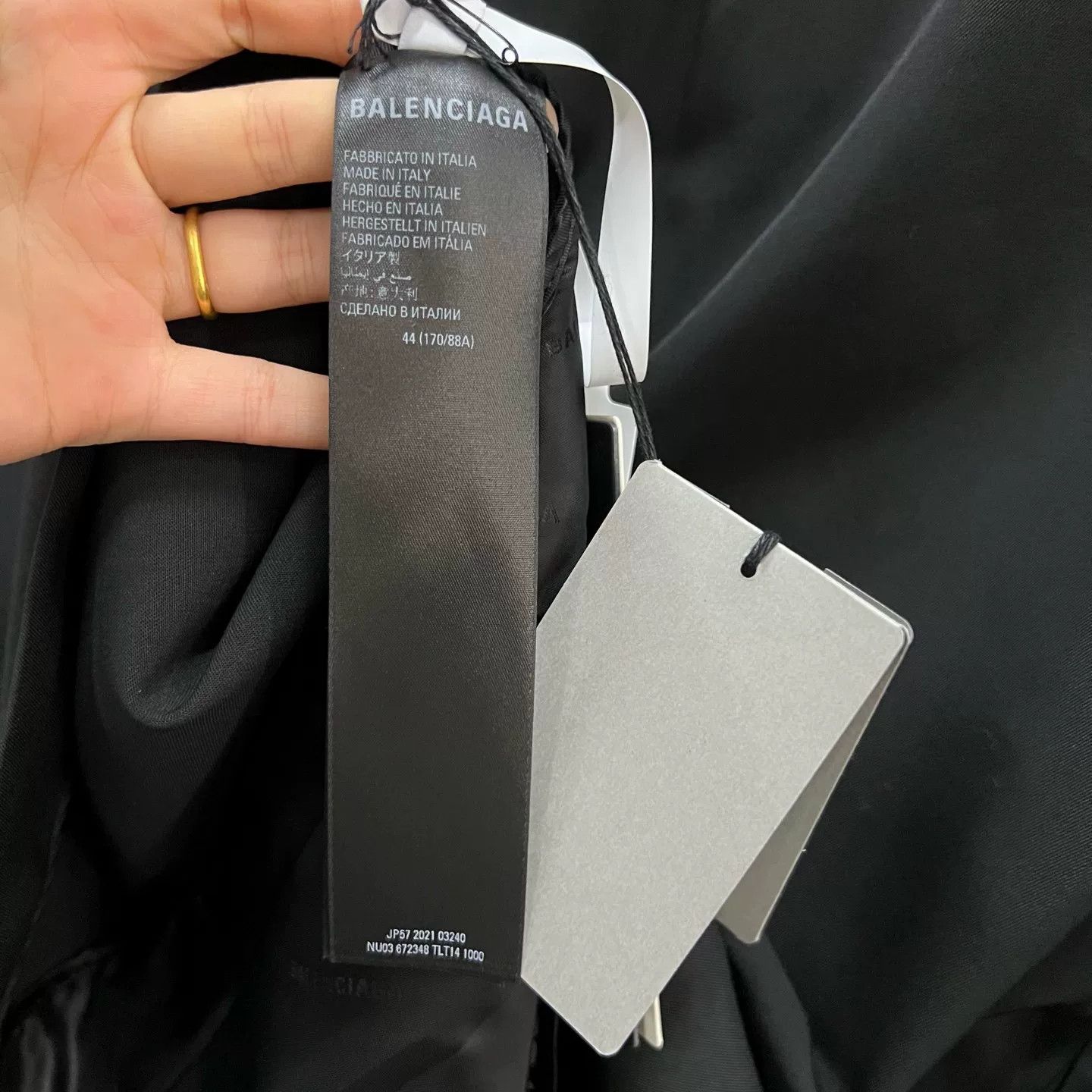 Balenciaga Balenciaga Black Button Up Shirt Size 44 Size US S / EU 44-46 / 1 - 6 Thumbnail