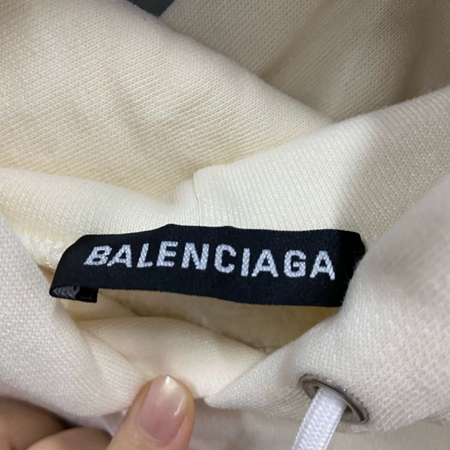 Balenciaga Balenciaga Logo Print Hoodie L Size US L / EU 52-54 / 3 - 5 Thumbnail