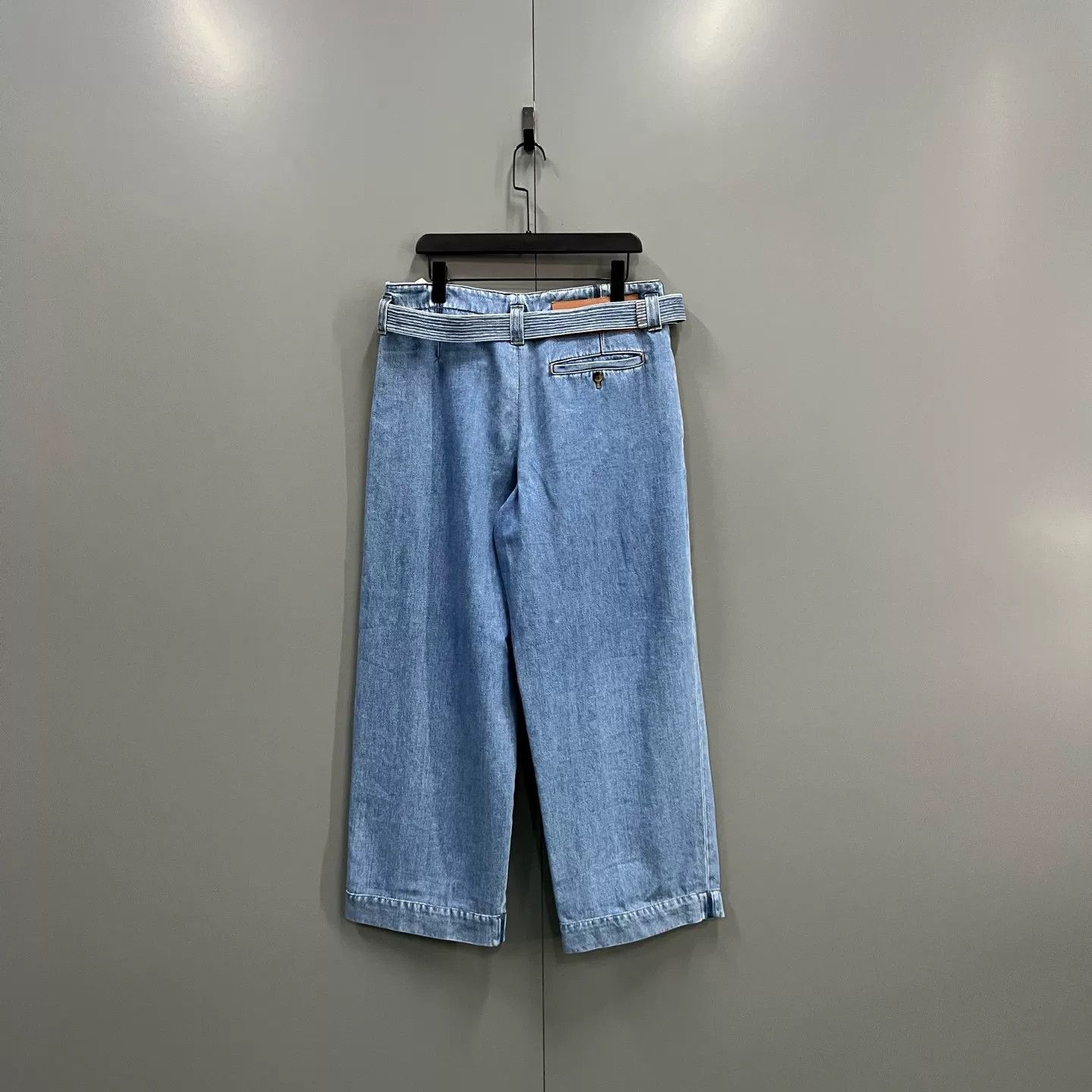 Loewe Loewe Belted Wide Leg Denim Jeans Size 38 Size 27" / US 4 / IT 40 - 3 Thumbnail