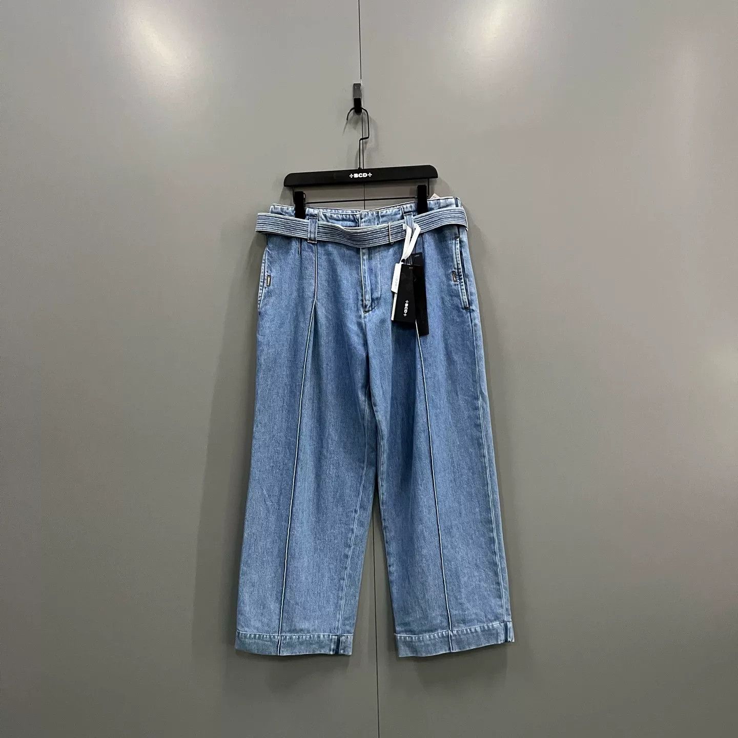 Loewe Loewe Belted Wide Leg Denim Jeans Size 38 Size 27" / US 4 / IT 40 - 2 Thumbnail