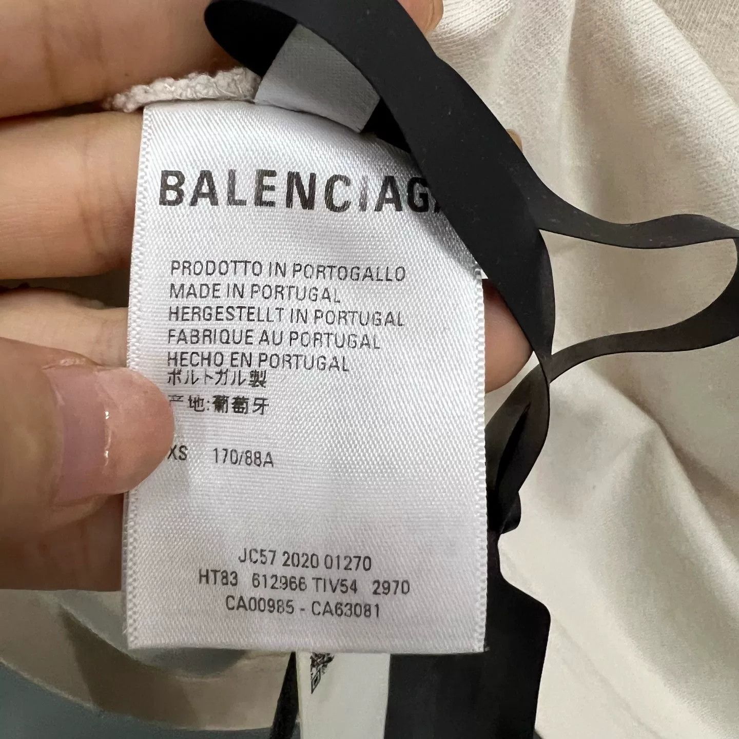 Balenciaga Balenciaga Logo Print Short Sleeve T-Shirt XS Size US XS / EU 42 / 0 - 5 Thumbnail