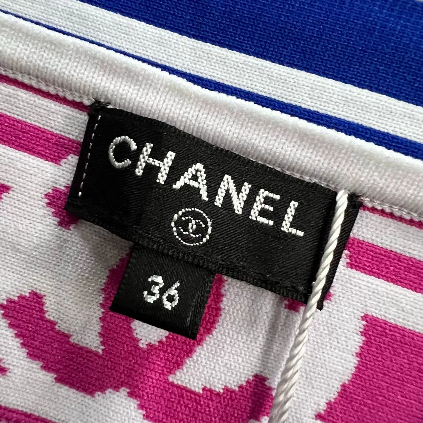Chanel Chanel Multi-Stripe Logo Midi Dress FR 36 Size XS / US 0-2 / IT 36-38 - 4 Thumbnail