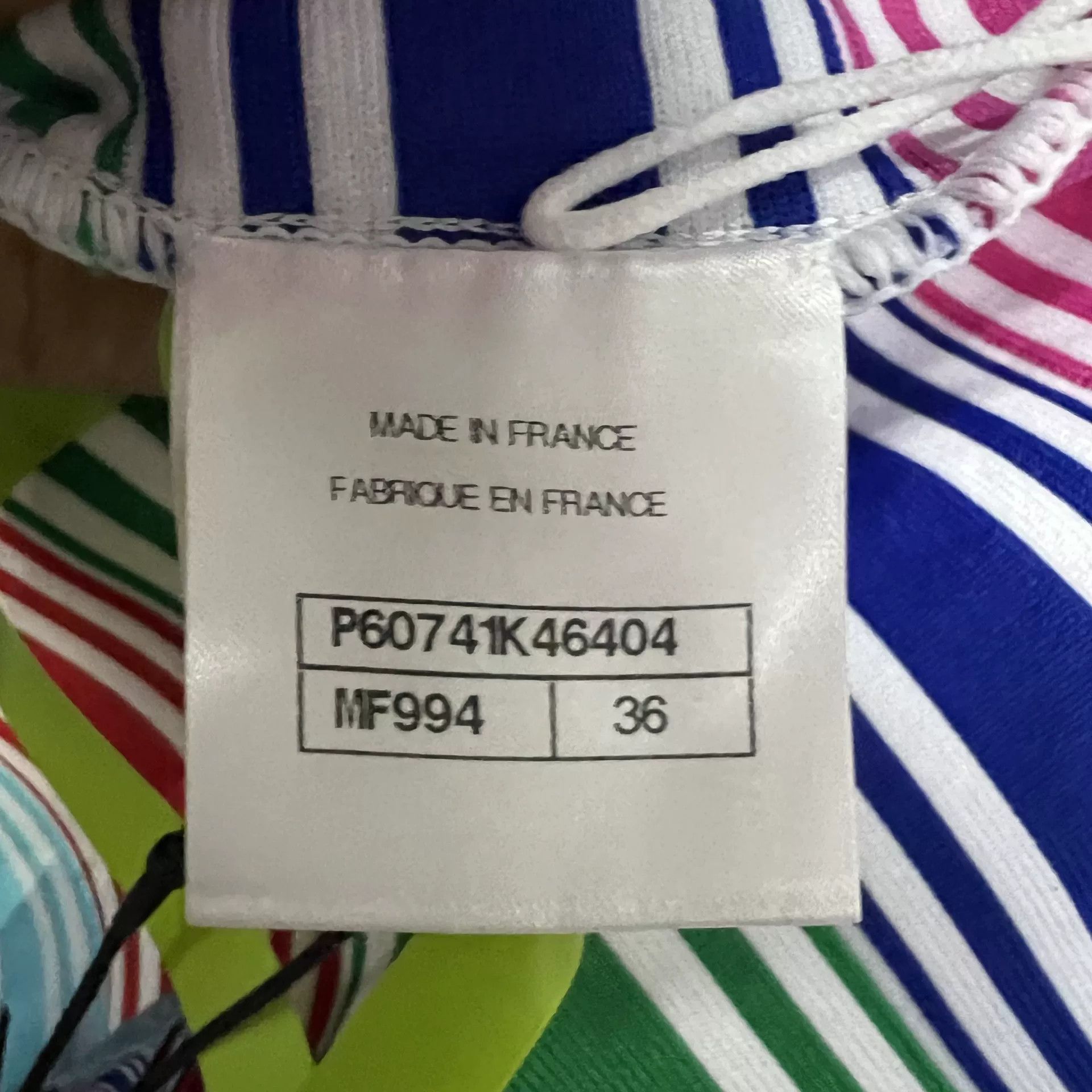 Chanel Chanel Multi-Stripe Logo Midi Dress FR 36 Size XS / US 0-2 / IT 36-38 - 6 Thumbnail