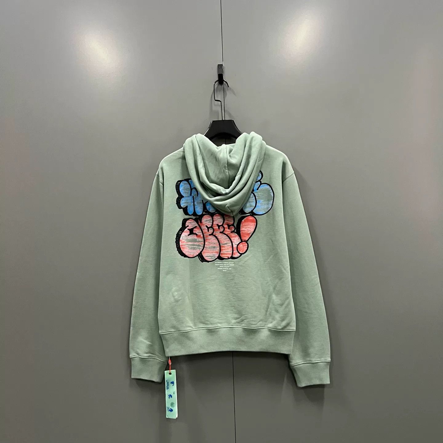 Off-White Off-White Graffiti Logo Hoodie L Size US L / EU 52-54 / 3 - 3 Thumbnail