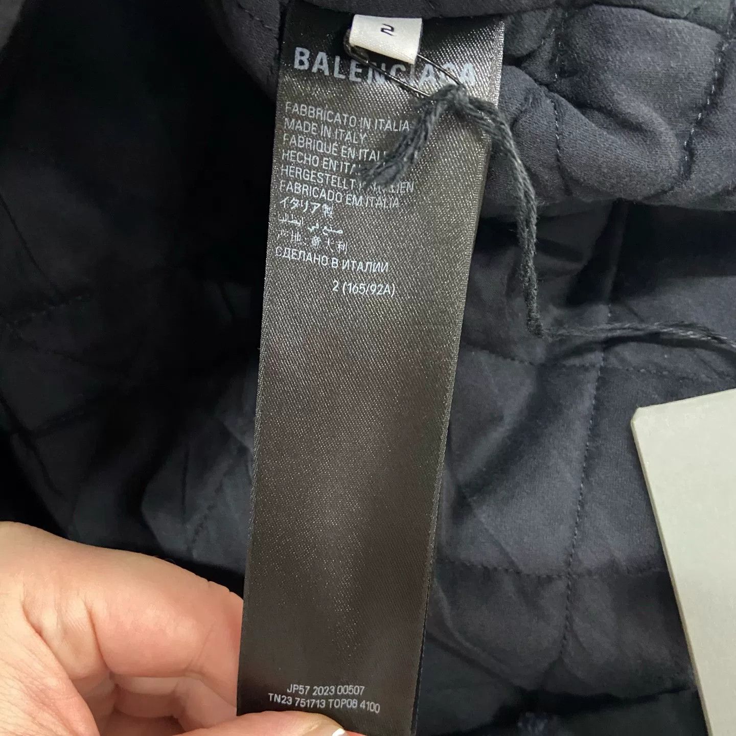 Balenciaga Balenciaga Distressed Hooded Four-Pocket Jacket Size 2 Size US M / EU 48-50 / 2 - 7 Thumbnail