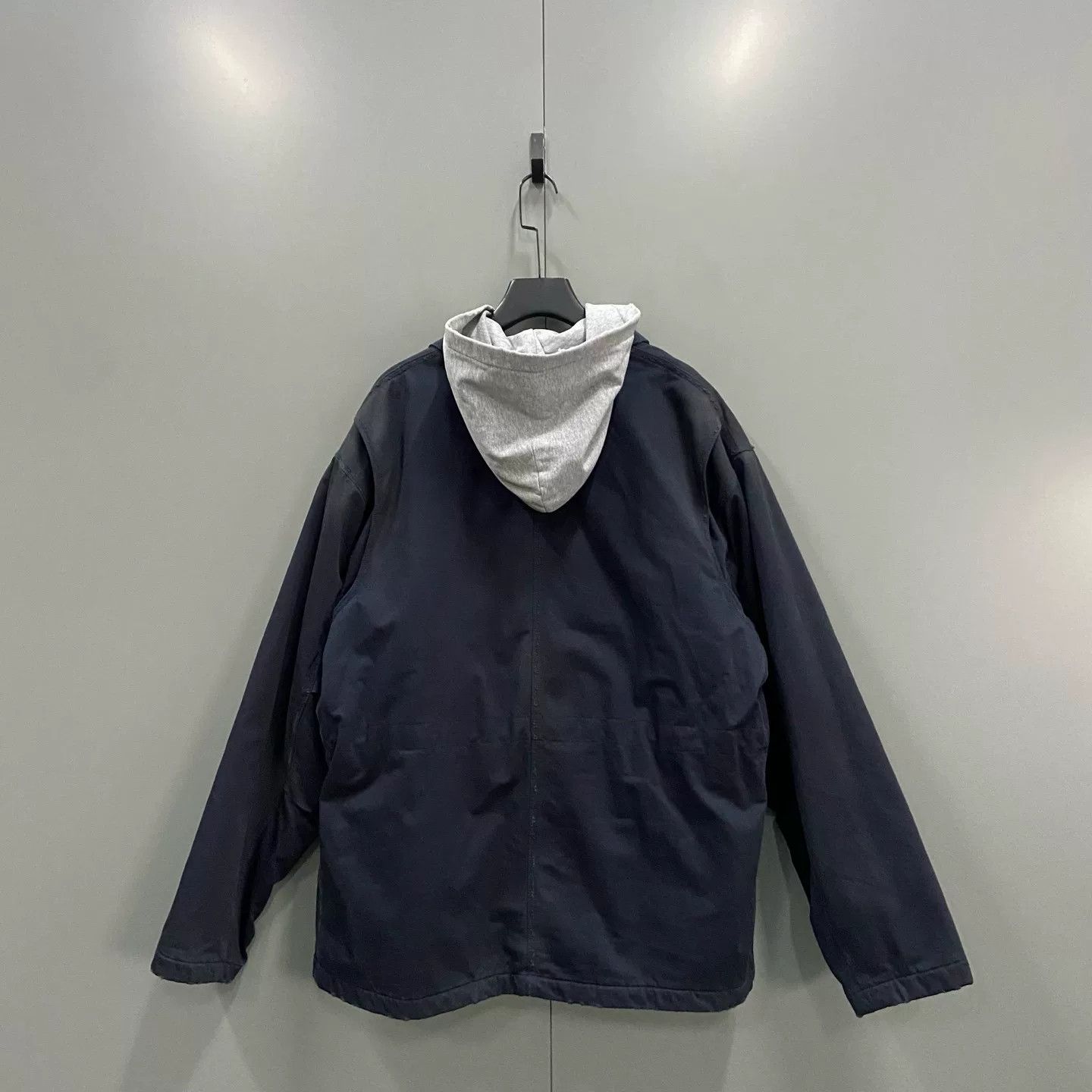 Balenciaga Balenciaga Distressed Hooded Four-Pocket Jacket Size 2 Size US M / EU 48-50 / 2 - 3 Thumbnail