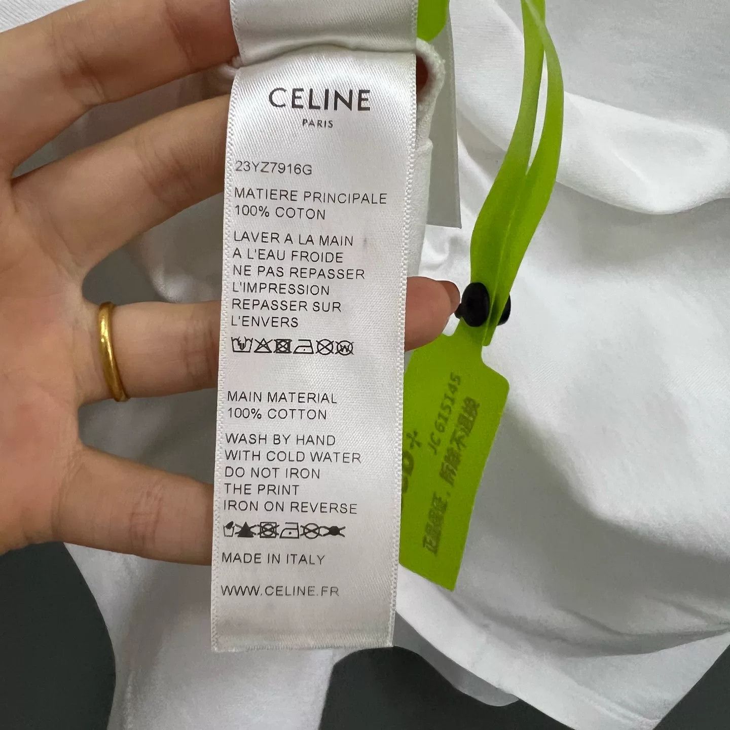 Celine CELINE Logo Print T-Shirt XL Size US XL / EU 56 / 4 - 5 Thumbnail