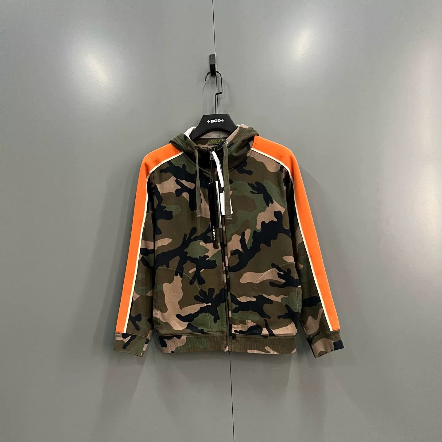 Valentino Valentino Camo Side Stripe Zip Hoodie S Size US S / EU 44-46 / 1 - 2 Thumbnail